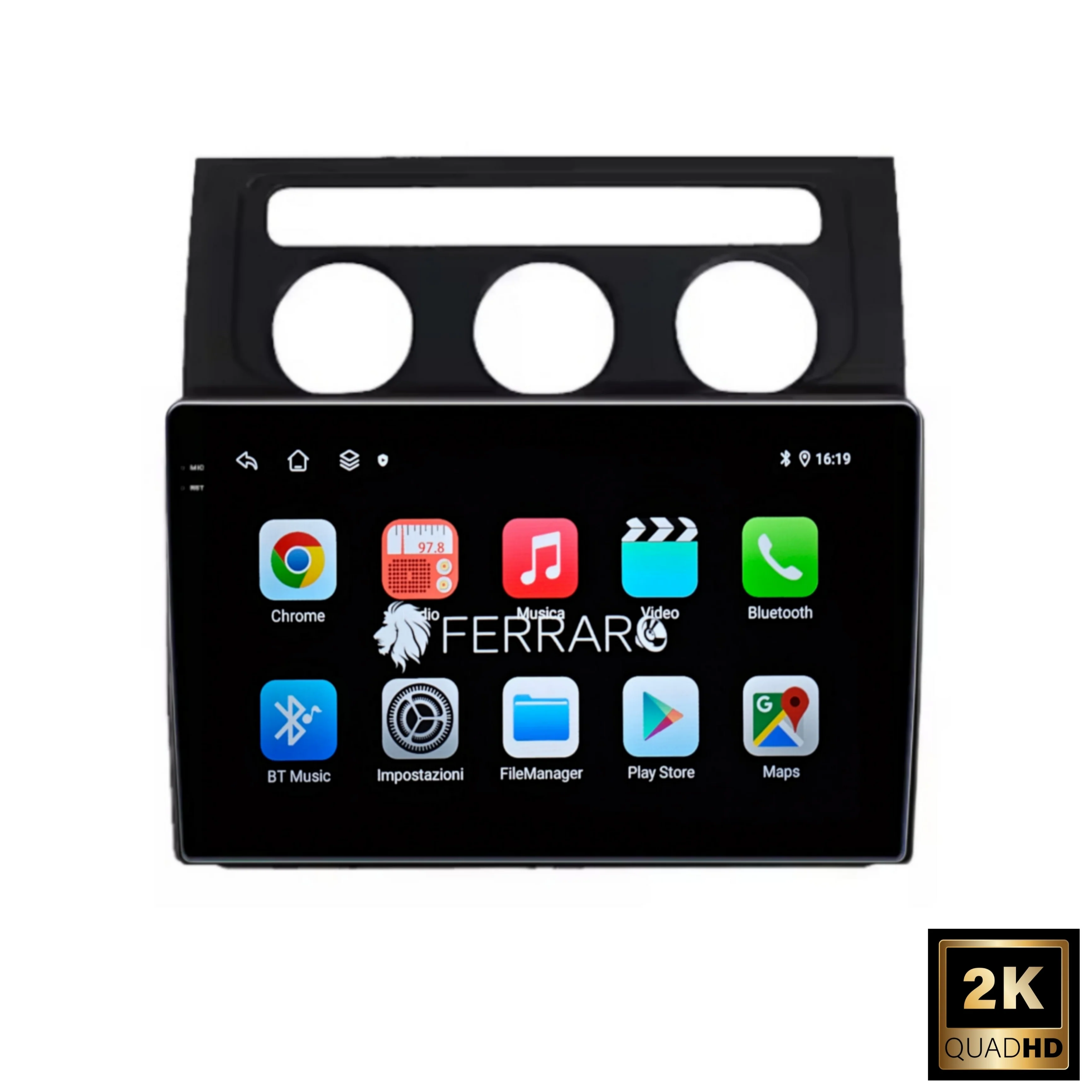 Autoradio per Volkswagen Touran 10.1" | 2003-2010 | 2016-2018 | Android | Bluetooth | CarPlay | Android Auto | 4/64GB Ram - Image 2