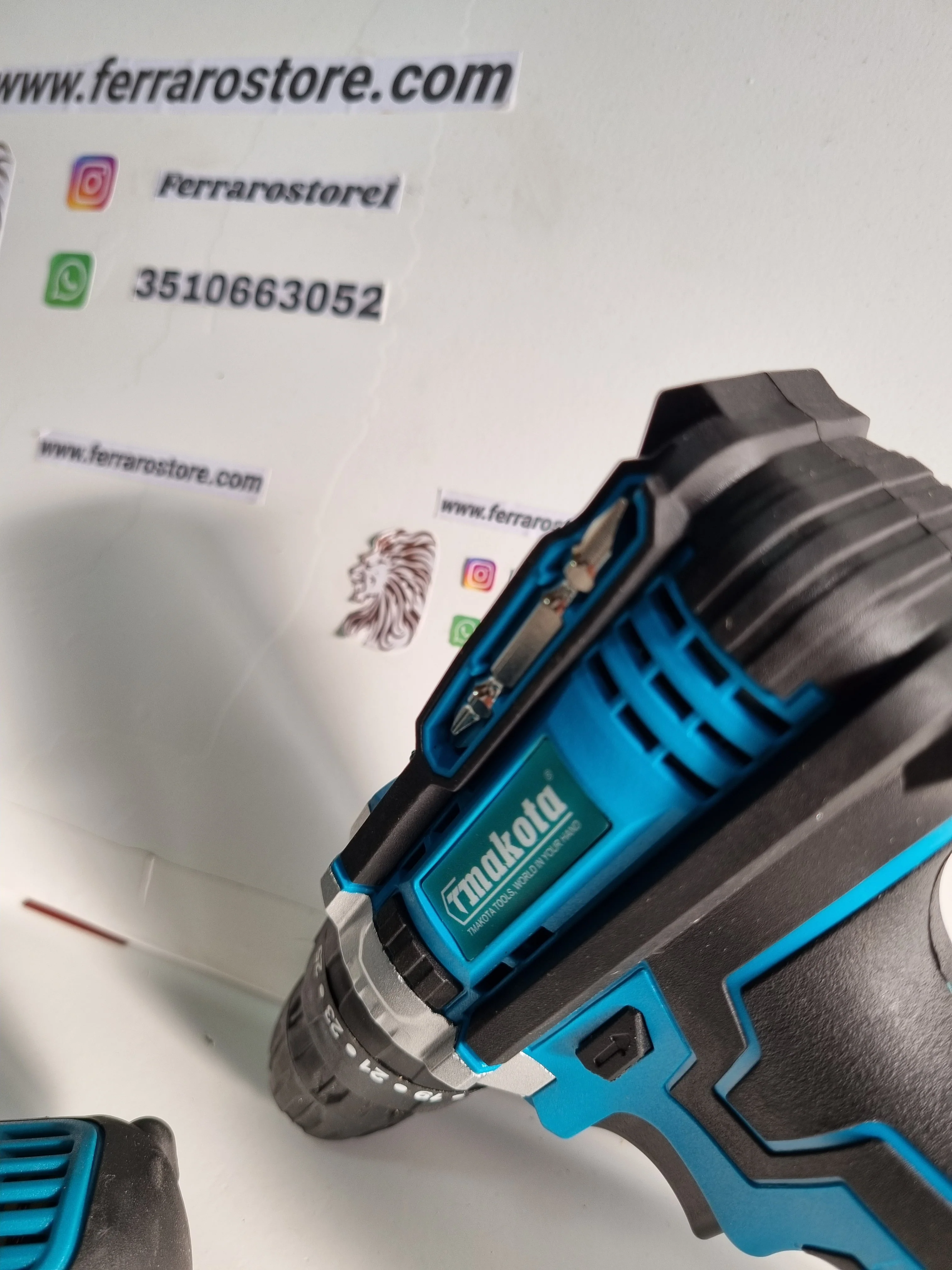 Kit Valigia Lavoro 3 in 1 Professionale, Trapano Avvitatore, Flex smerigliatrice, Avvitatore ad Impulsi - Image 16