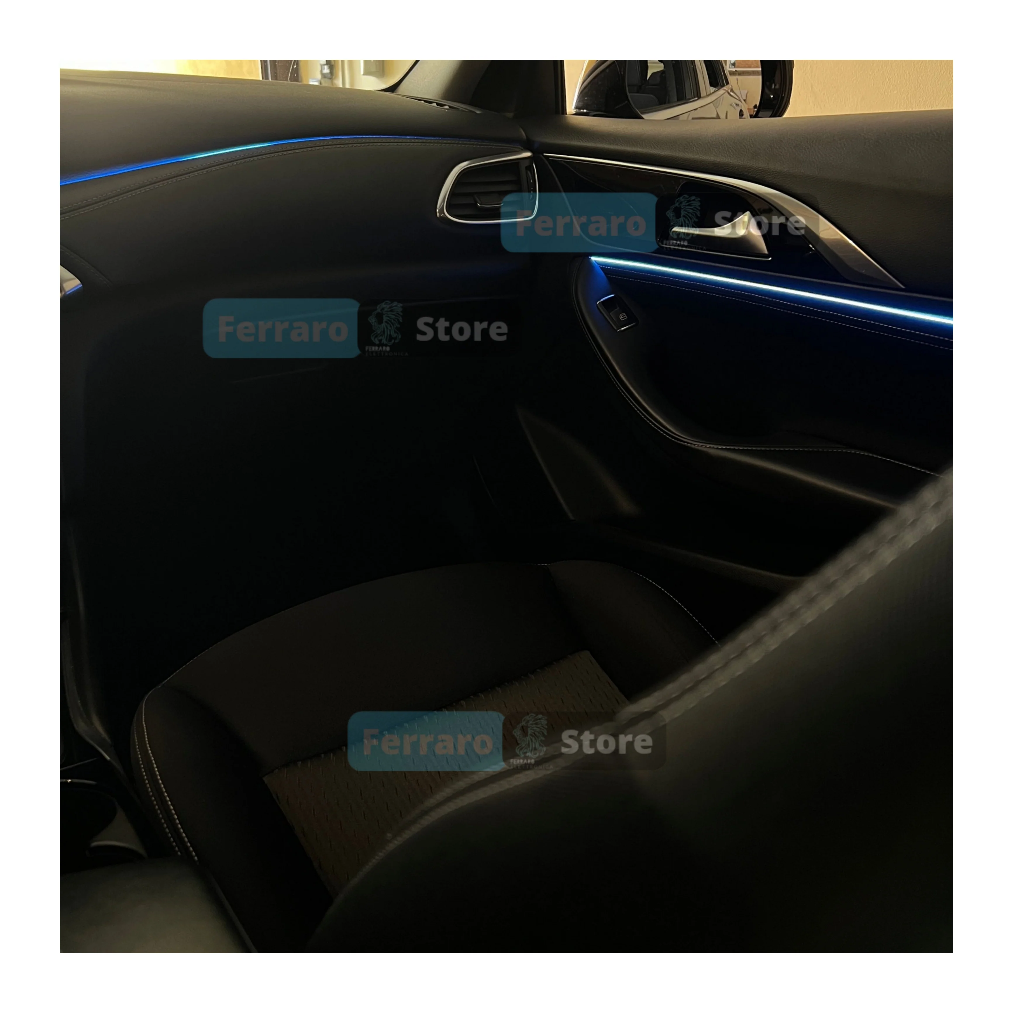 Ambient Light per per Infiniti Q30, Universale, APP, RGB Led, Led Dinamico - Image 5