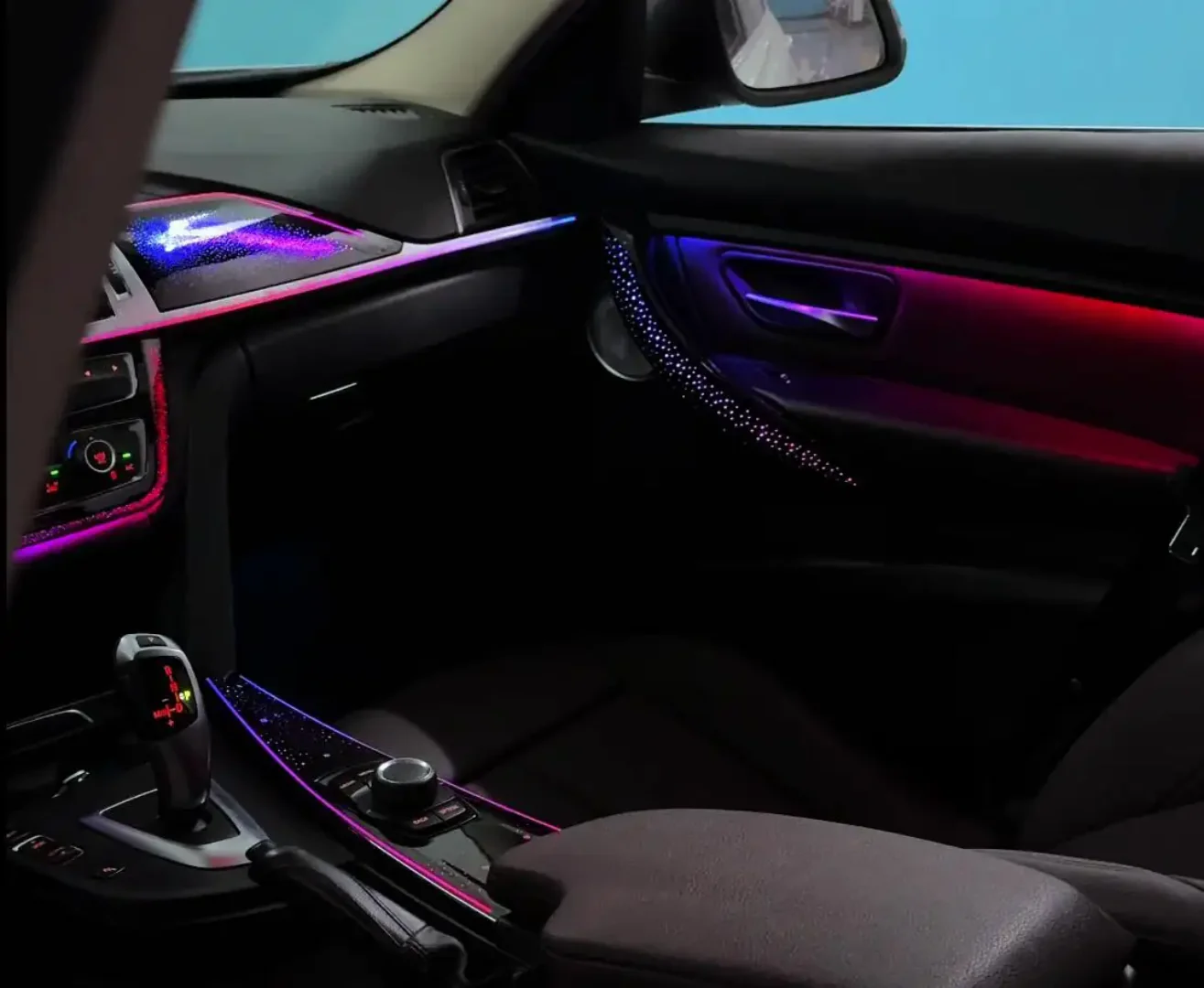 Ambient Light per BMW Serie 3/4 F30, F34 (2013-2019), 64 Colori RGB - Image 4