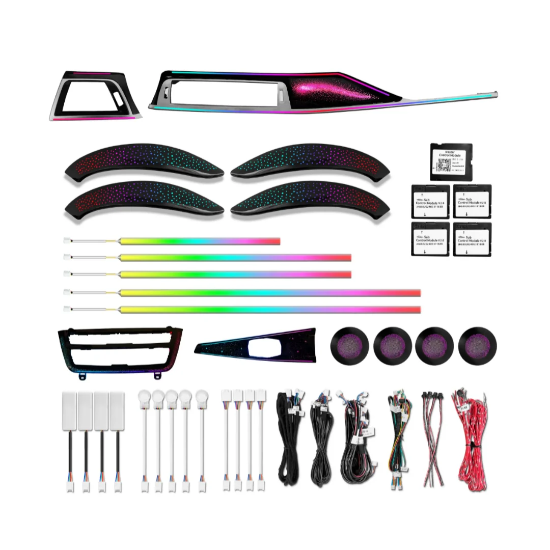 Ambient Light per BMW Serie 3/4 F30, F34 (2013-2019), 64 Colori RGB - Image 7
