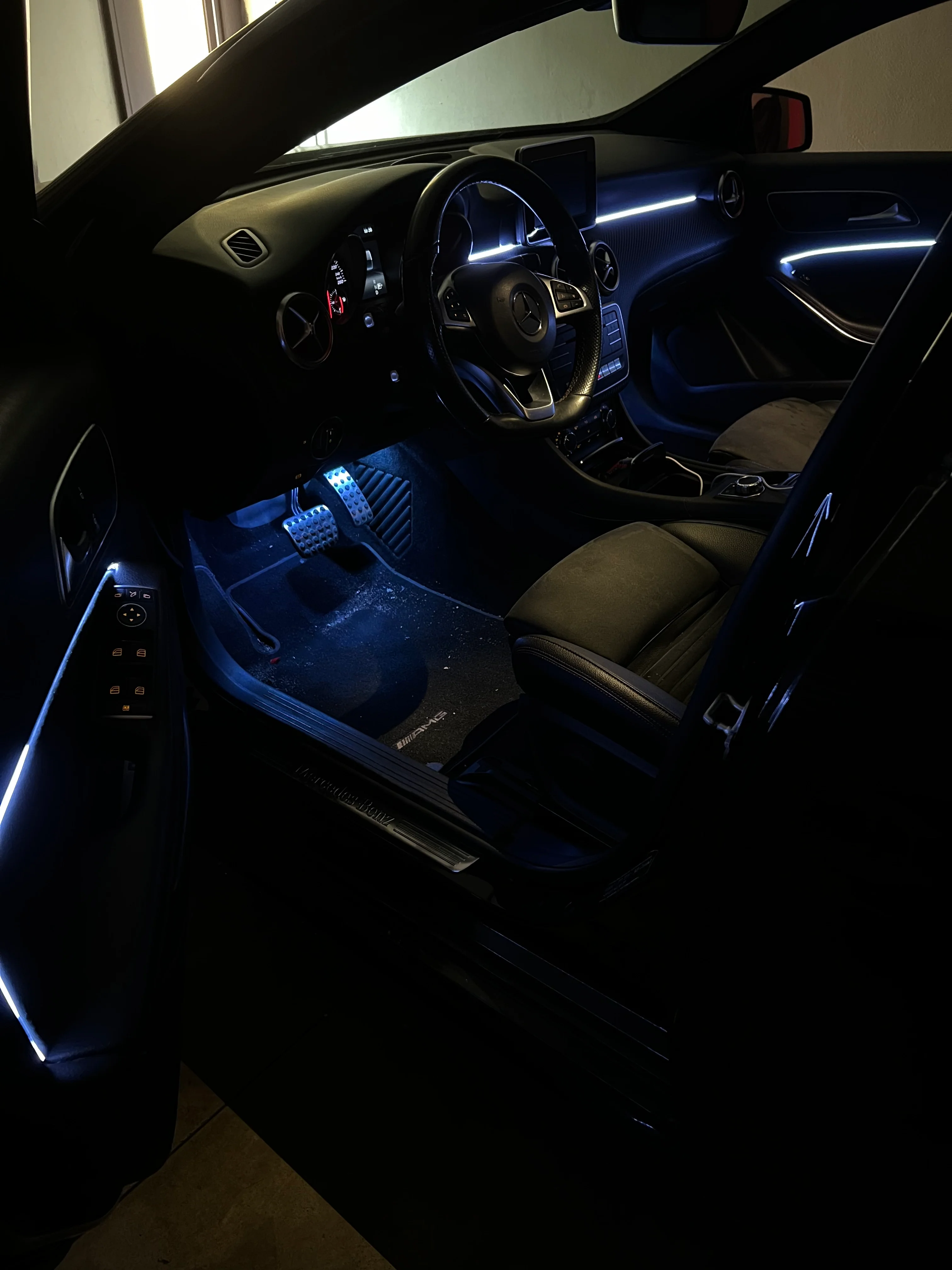 Ambient Light per Mercedes Classe A w176, Universale, Luci Ambiente con Comando da App, RGB Led, Led Dinamico - Image 8