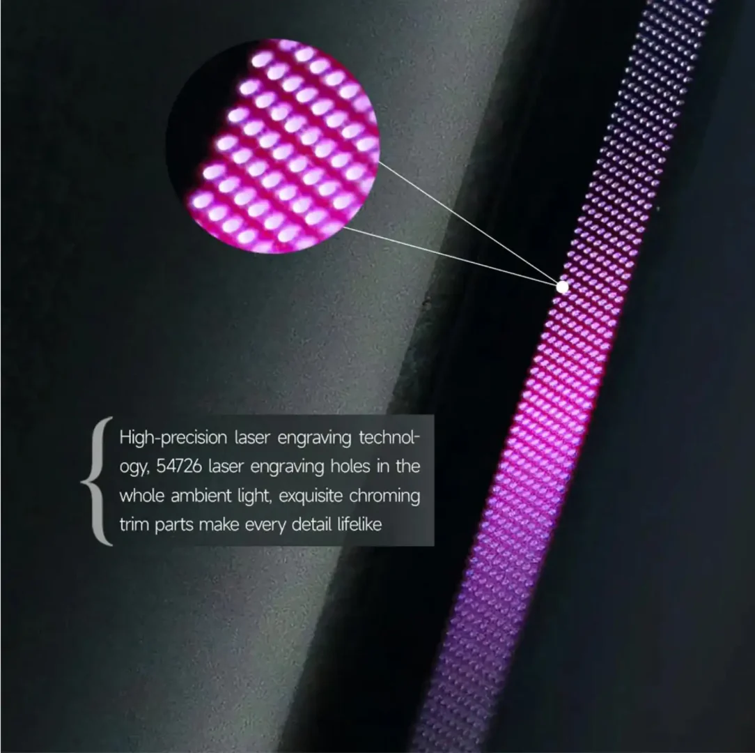 Ambient Light per Tesla Model X (2022+), 128 Colori RGB - Image 3