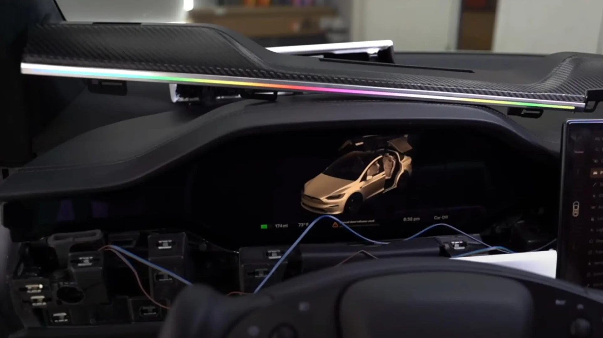 Ambient Light per Tesla Model X (2022+), 128 Colori RGB - Image 4
