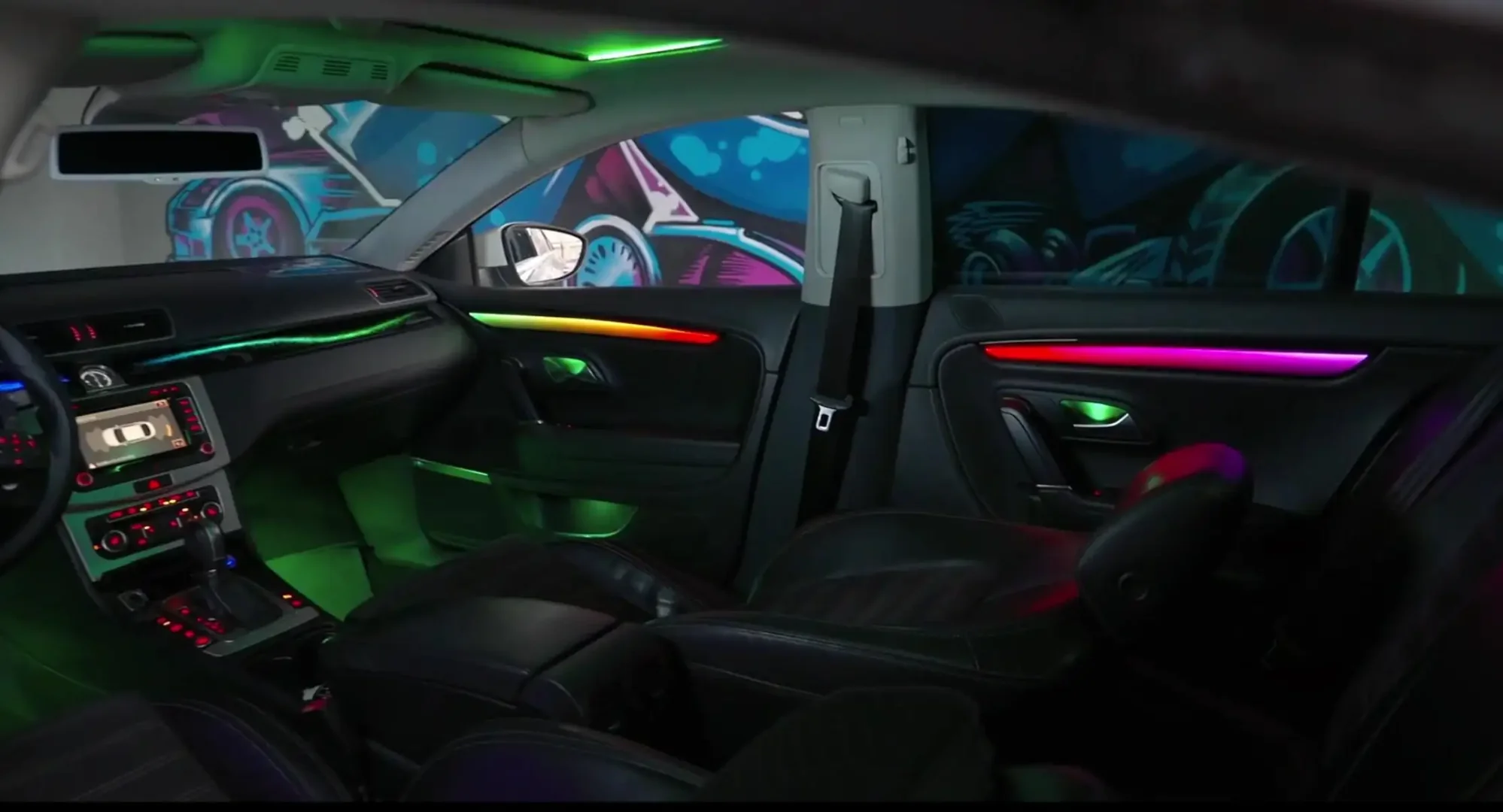 Ambient Light per Volkswagen CC Passat B7 (2011-2016), 64 Colori RGB - Image 4