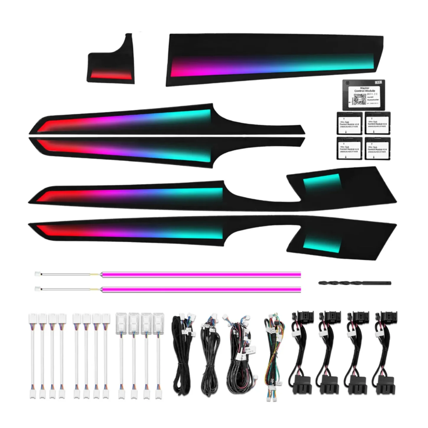 Ambient Light per Porsche Panamera 970 (2010-2016), 64 Colori RGB - Image 5