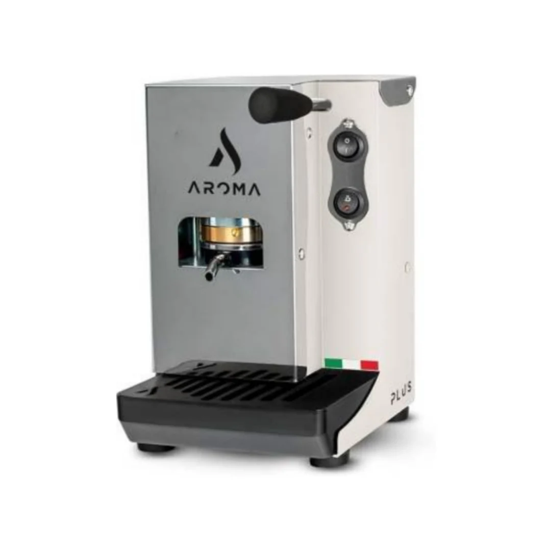 Aroma Plus Basic, Macchina da Caffè, Cialde 44mm, Bianco
