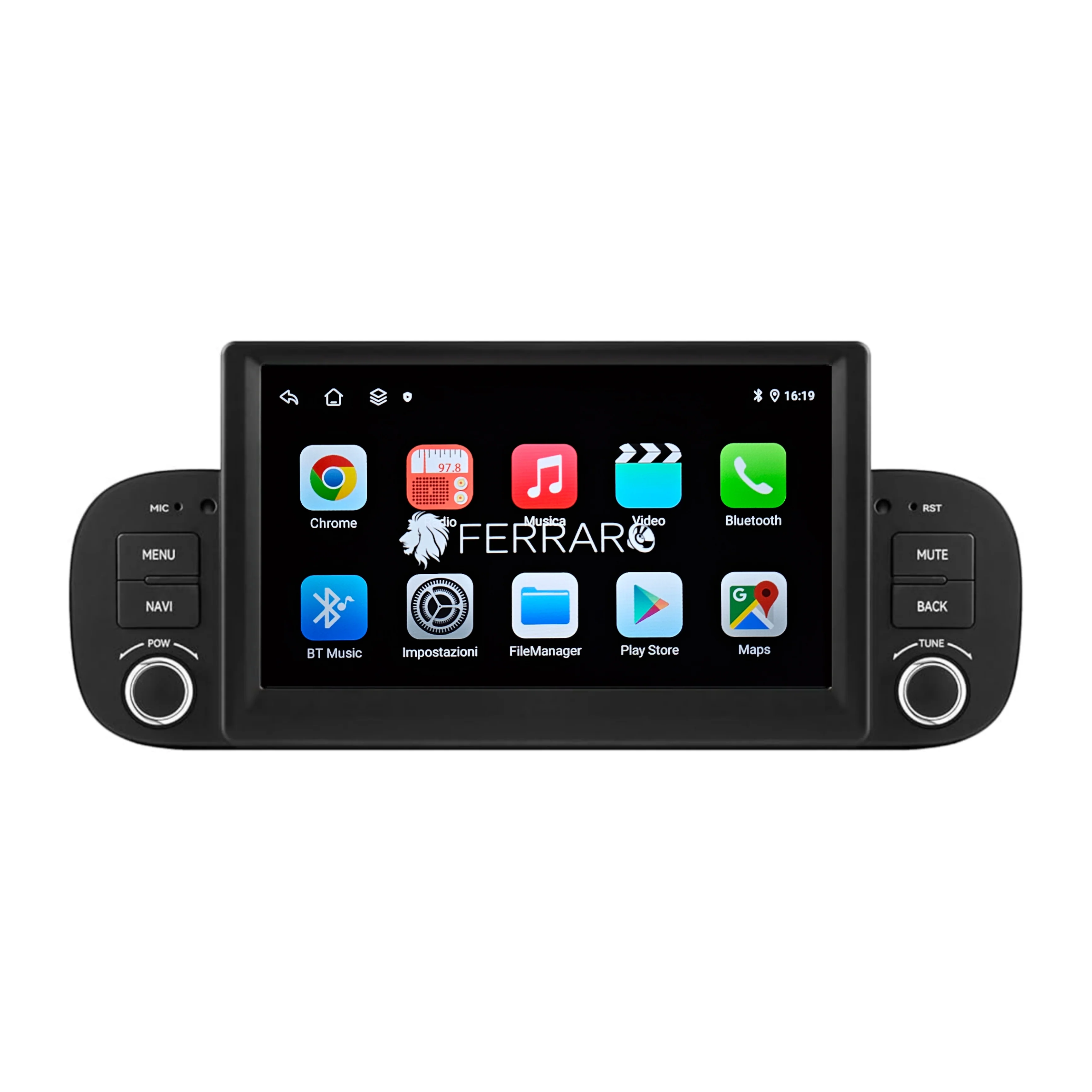Autoradio per Fiat Panda 3a Serie 7" | Dal 2013> | Android | Bluetooth | CarPlay | Android Auto | 2GB/4GB/6GB/8GB Ram