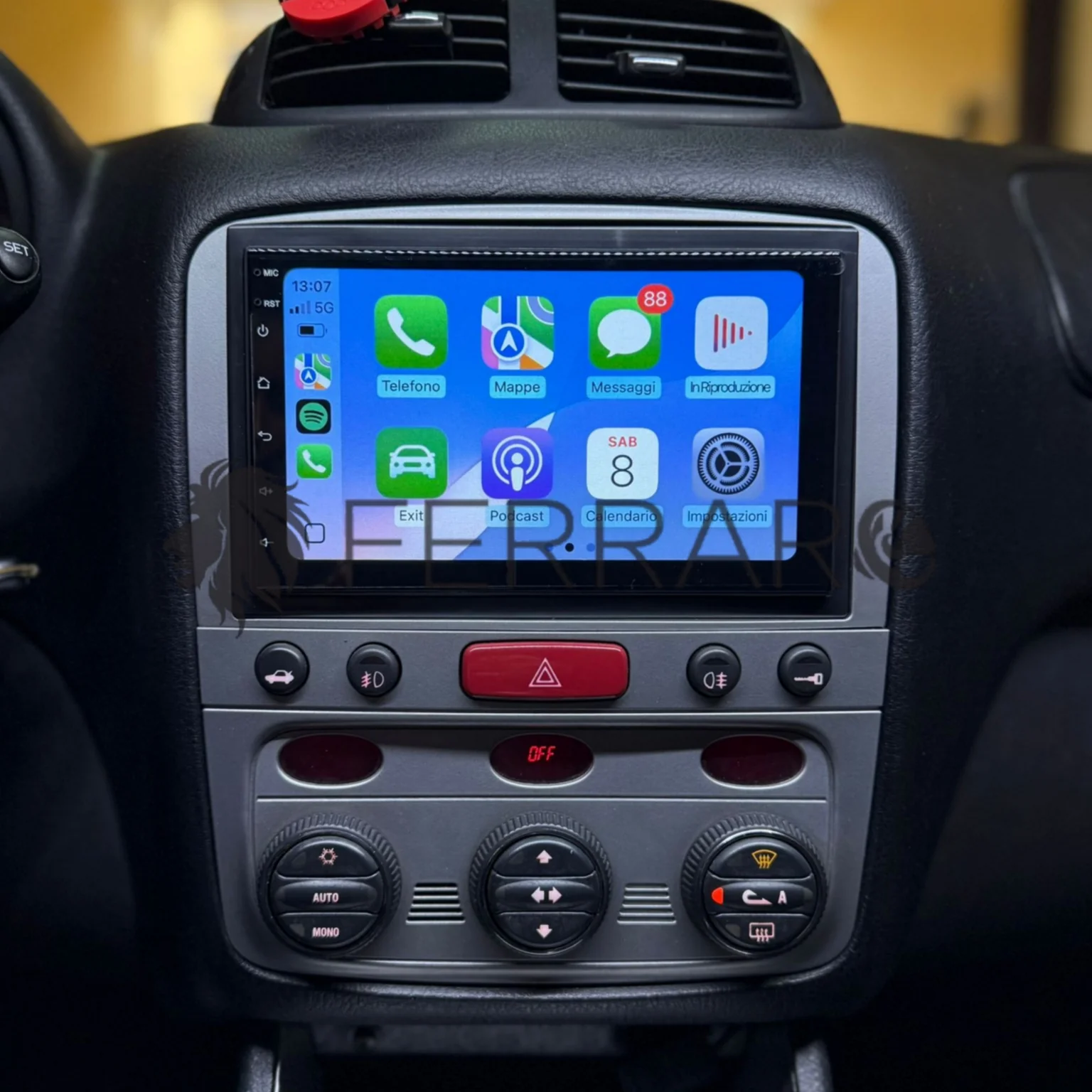 Autoradio per Alfa 147 7", Android, Bluetooth, CarPlay, Android Auto, 2GB/4GB/6GB/8GB Ram - Image 5