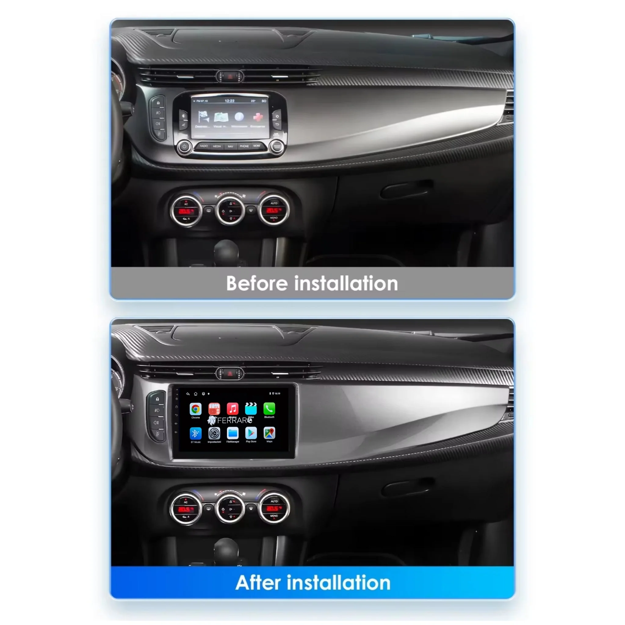 Autoradio per AlfaRomeo Giulietta 9" 2K | Dal 2014> | Android | Bluetooth | CarPlay | Android Auto | 12/256GB Ram - Image 3