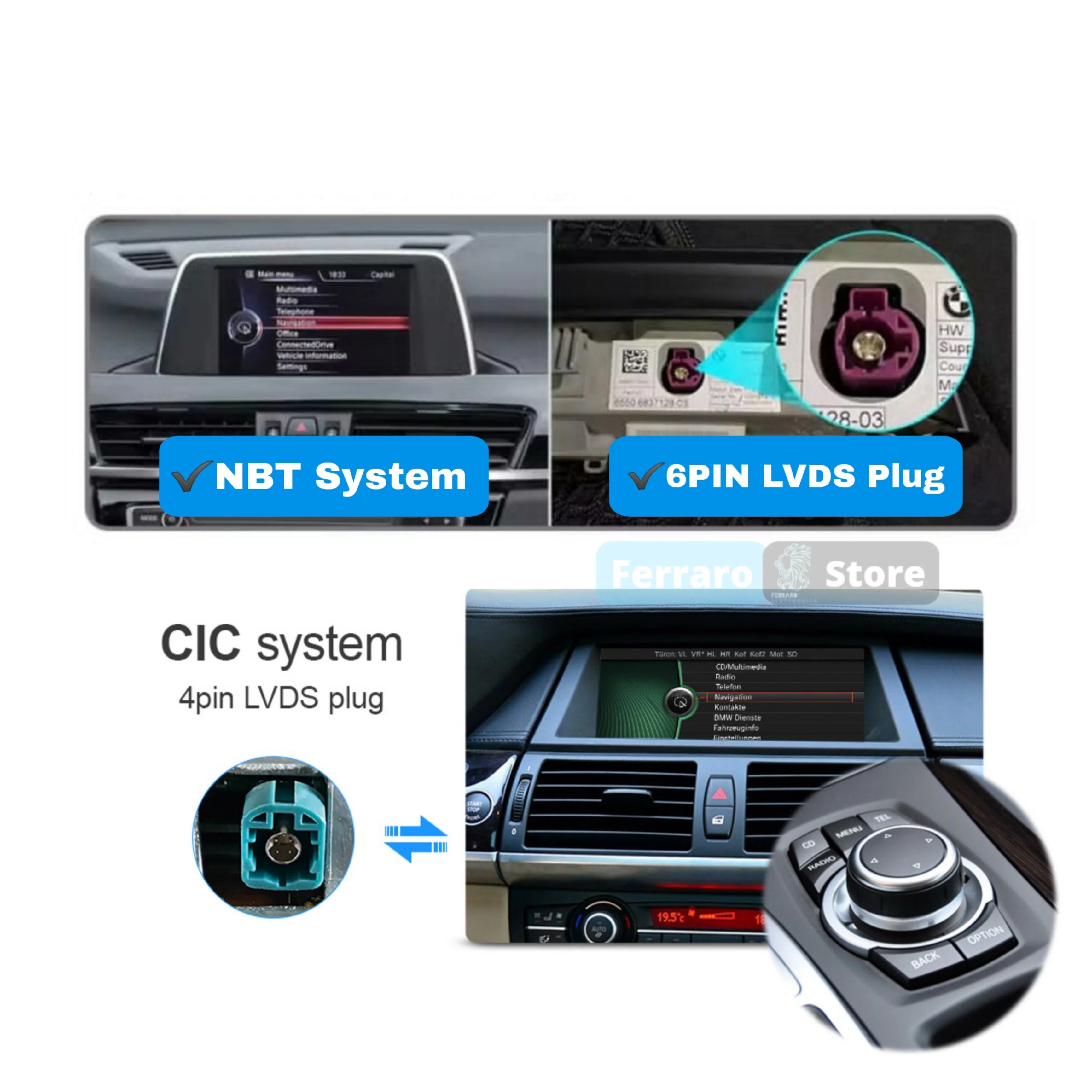 Autoradio per BMW BMW X3 F25 | X4 F26 14.9" | 2010-2017 | Android | Bluetooth | CarPlay | Android Auto | 4/64GB Ram - Image 3