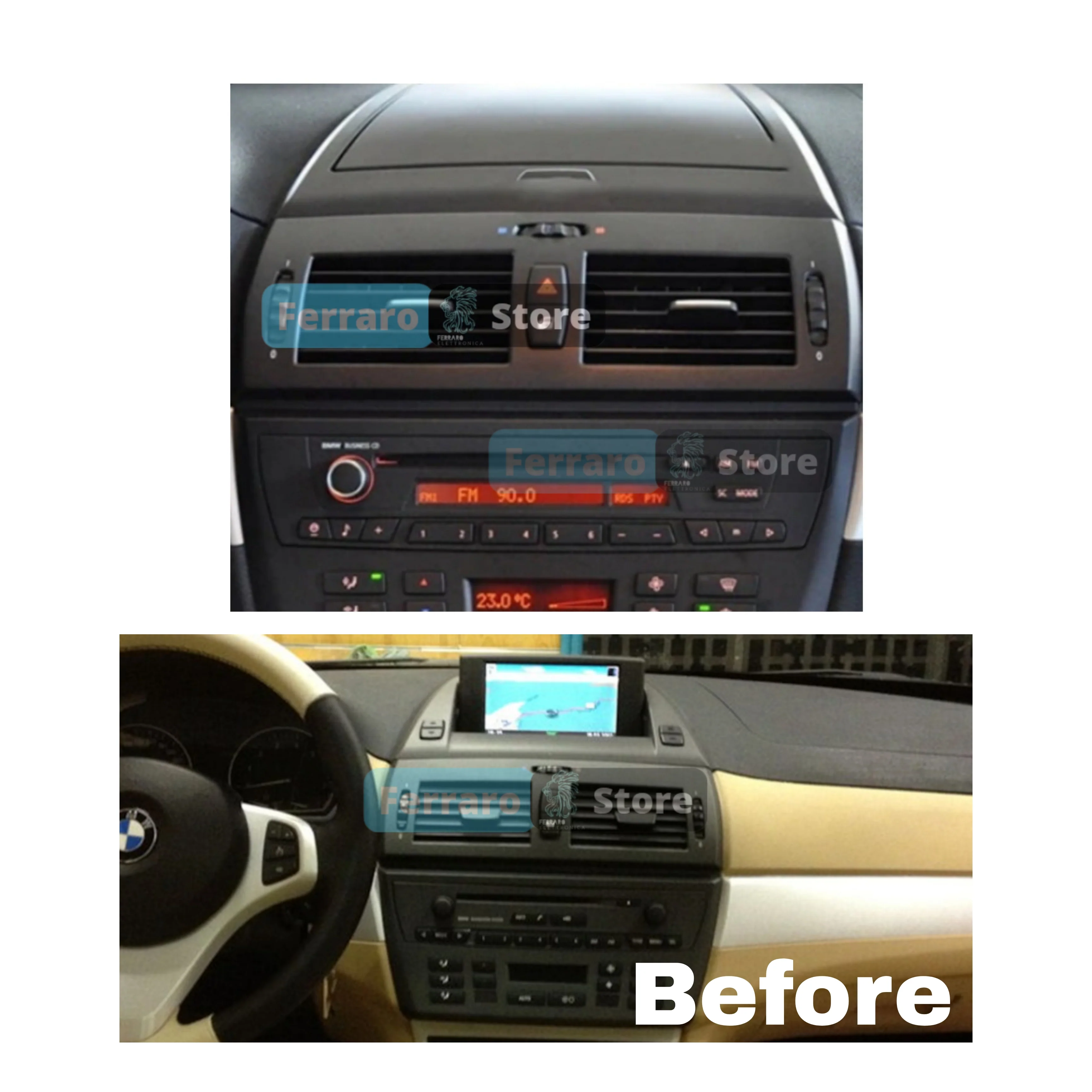 Autoradio per BMW X3 E83 12.3" | 2003-2011 | Android | Bluetooth | CarPlay | Android Auto | 4GB/8GB Ram - Image 2