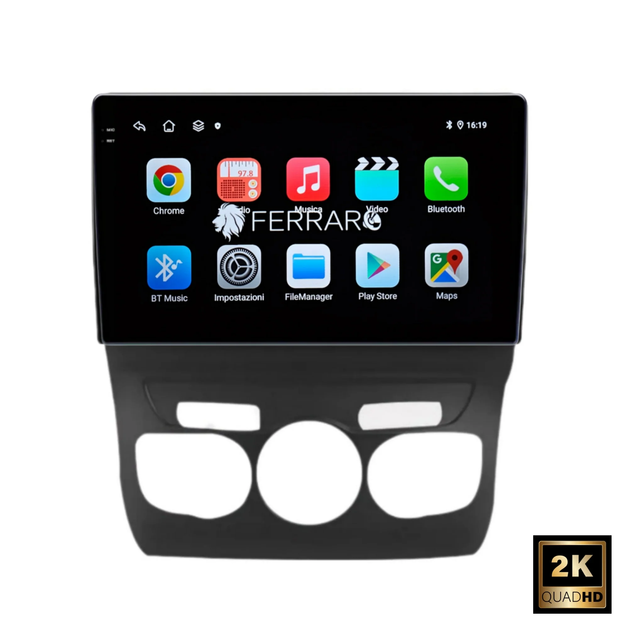Autoradio per Citroen C4 2 B7 10.1" 2K | 2010-2018 | Android | Bluetooth | CarPlay | Android Auto | 4/64GB Ram