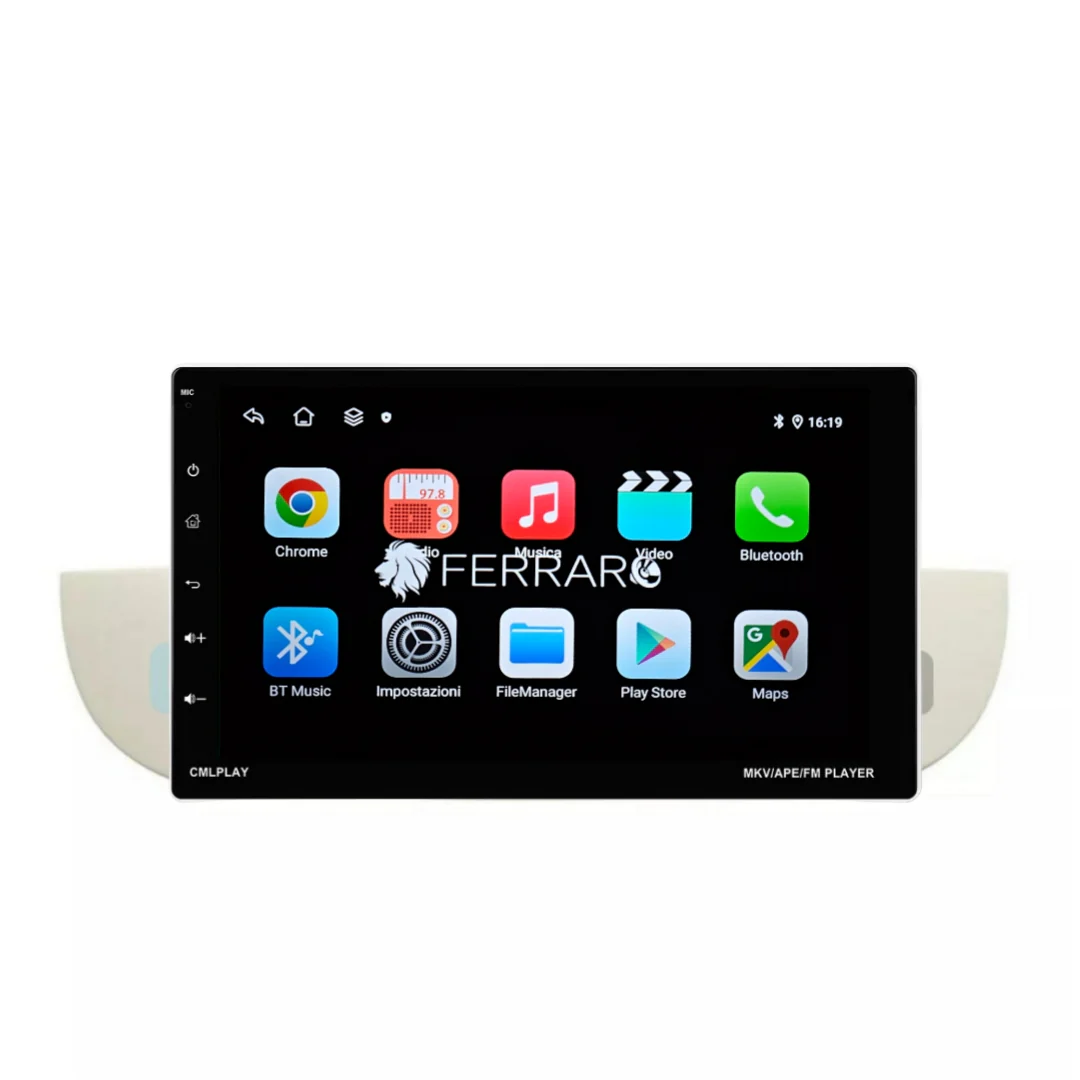 Autoradio per Fiat 500s 1Din 9" | 2007-2014 | Android | Bluetooth | Estraibile | CarPlay | Android Auto | 2/4GB Ram - Image 2