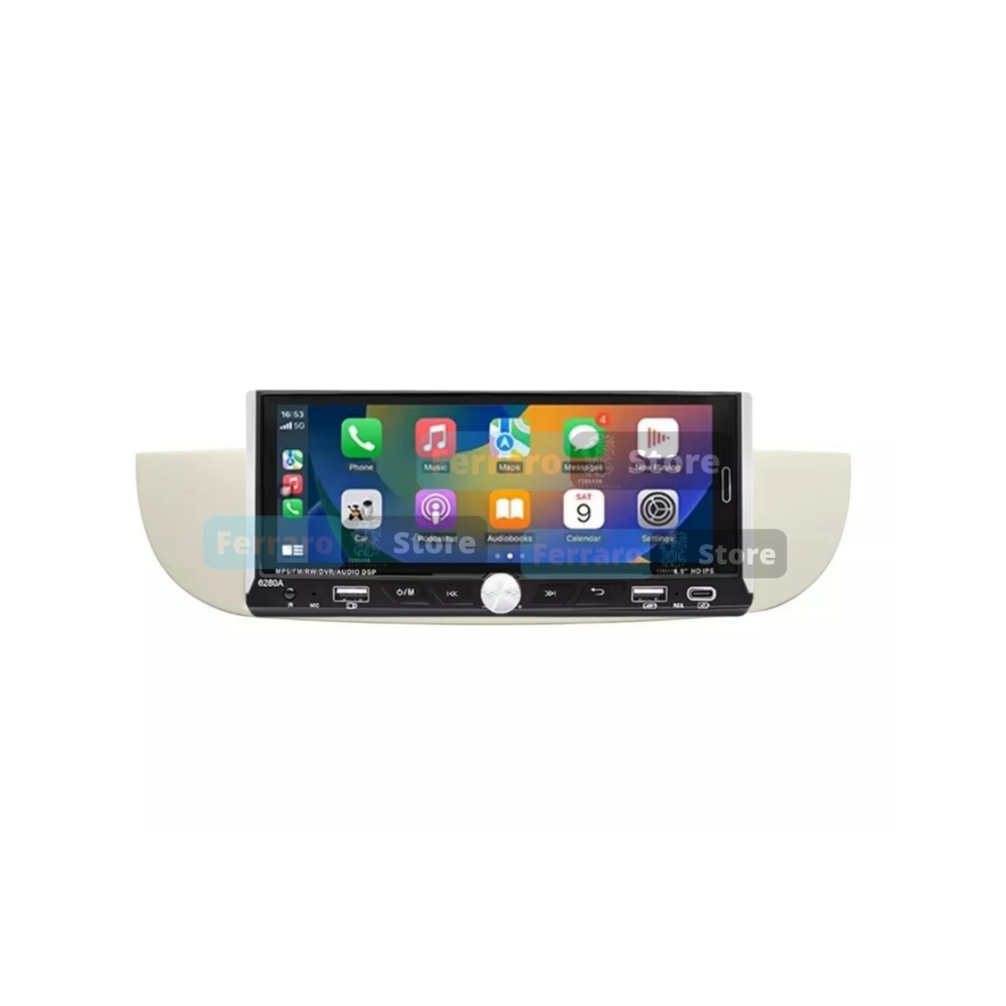 Autoradio per Fiat 500s 6.9" | 2007-2014 | Android | Bluetooth | CarPlay | Android Auto | 2/32GB Ram - Image 2