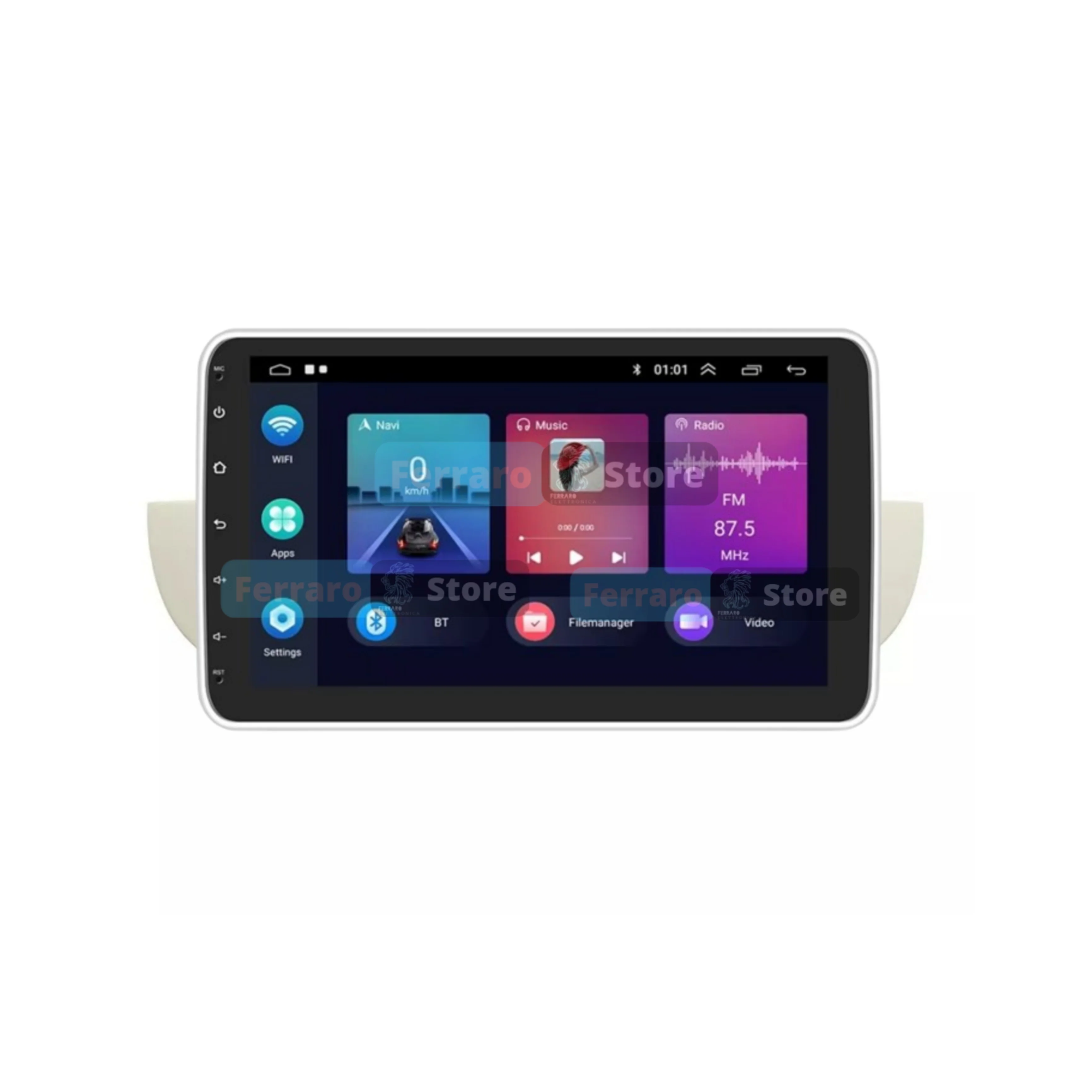 Autoradio per Fiat 500s 10" | 2007-2014 | Android | Bluetooth | CarPlay | Android Auto | 2GB/6GB/8GB Ram - Image 3