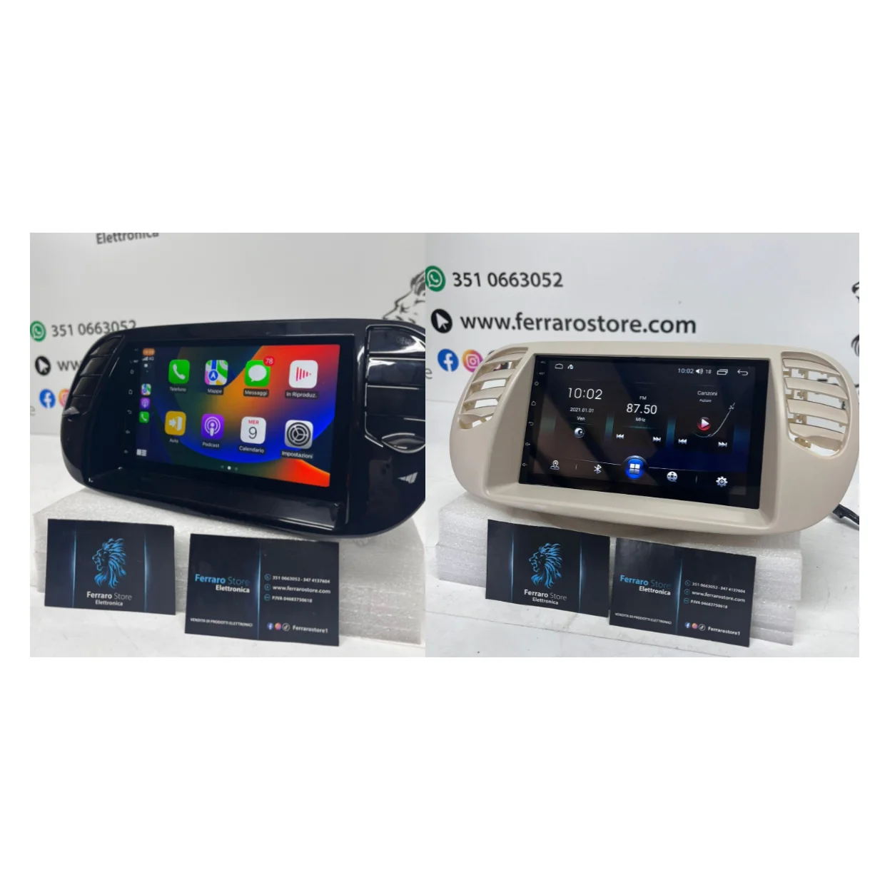 Autoradio per Fiat 500s 7" | 2007-2014 | Android | Bluetooth | CarPlay | Android Auto | 2GB/4GB/6GB/8GB Ram - Image 4