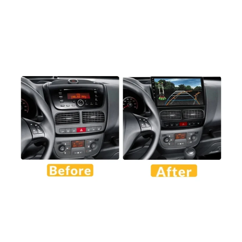 Autoradio per Fiat Dobló | Opel Combo Tour 9" | 2010-2015 | Android | Bluetooth | CarPlay | Android Auto | 2GB/4GB/6GB/8GB Ram - Image 2