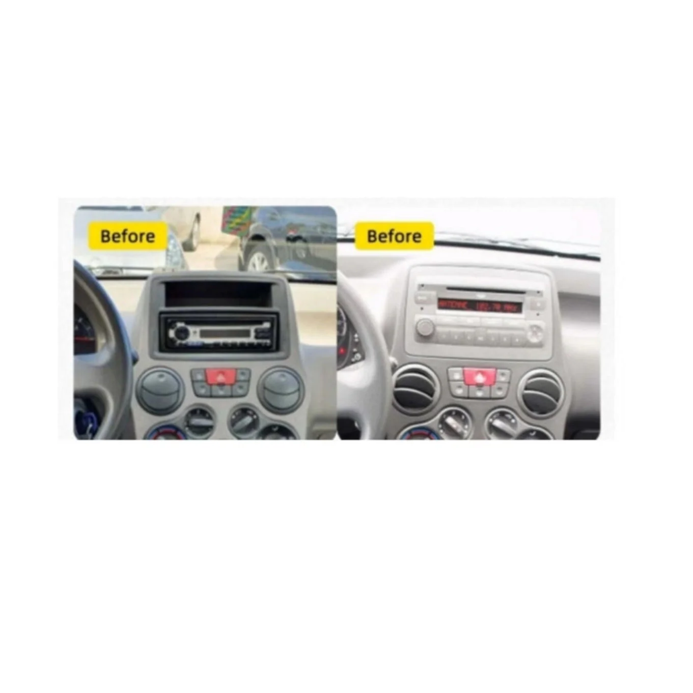 Autoradio per Fiat Panda 2a Serie 7" (2003-2013) Android, Bluetooth, Motorizzato, CarPlay, Android Auto, 2/32GB Ram - Image 2
