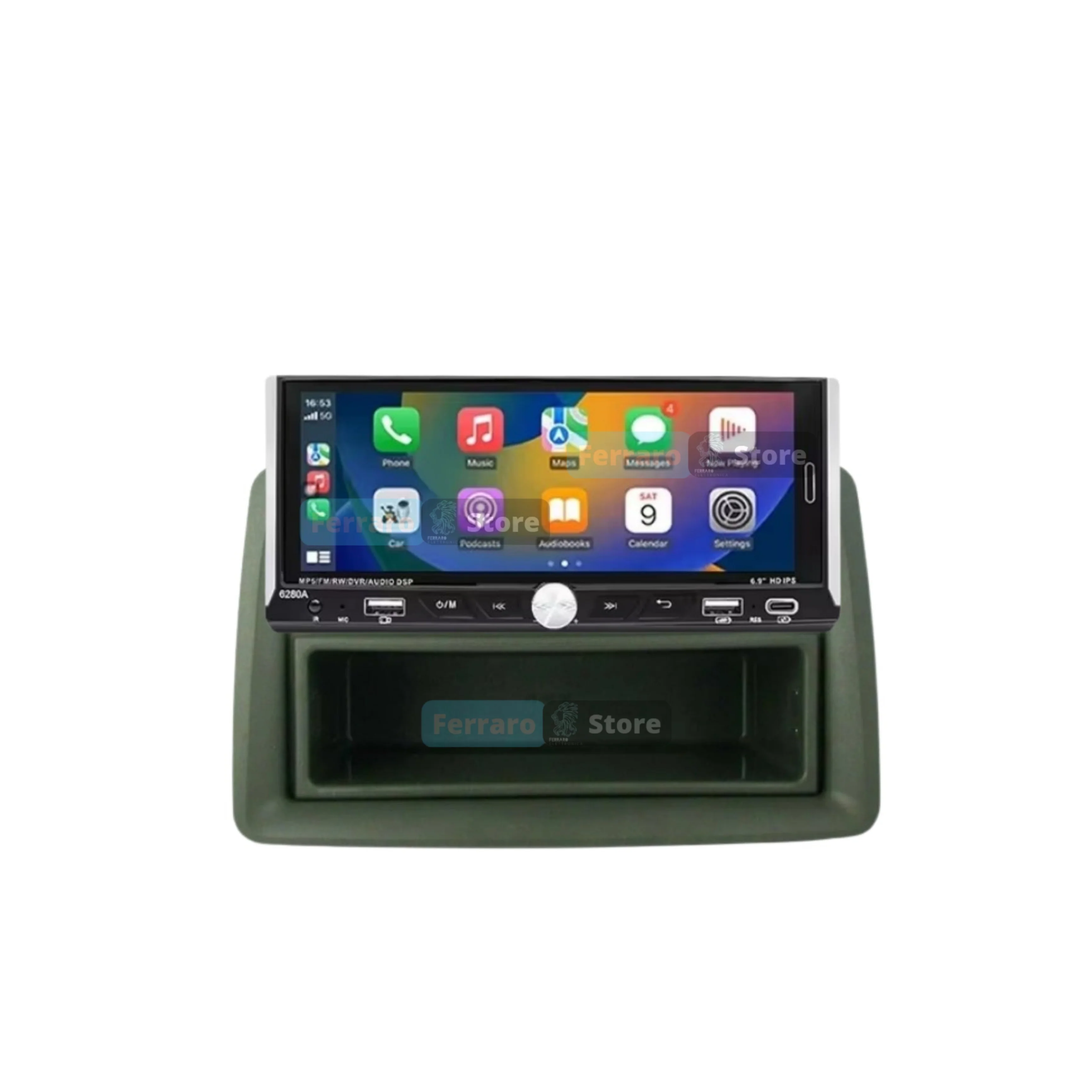 Autoradio per Fiat Panda 2a Serie 6.9" (2003-2013) Android, Bluetooth, CarPlay, Android Auto, 2/32GB Ram