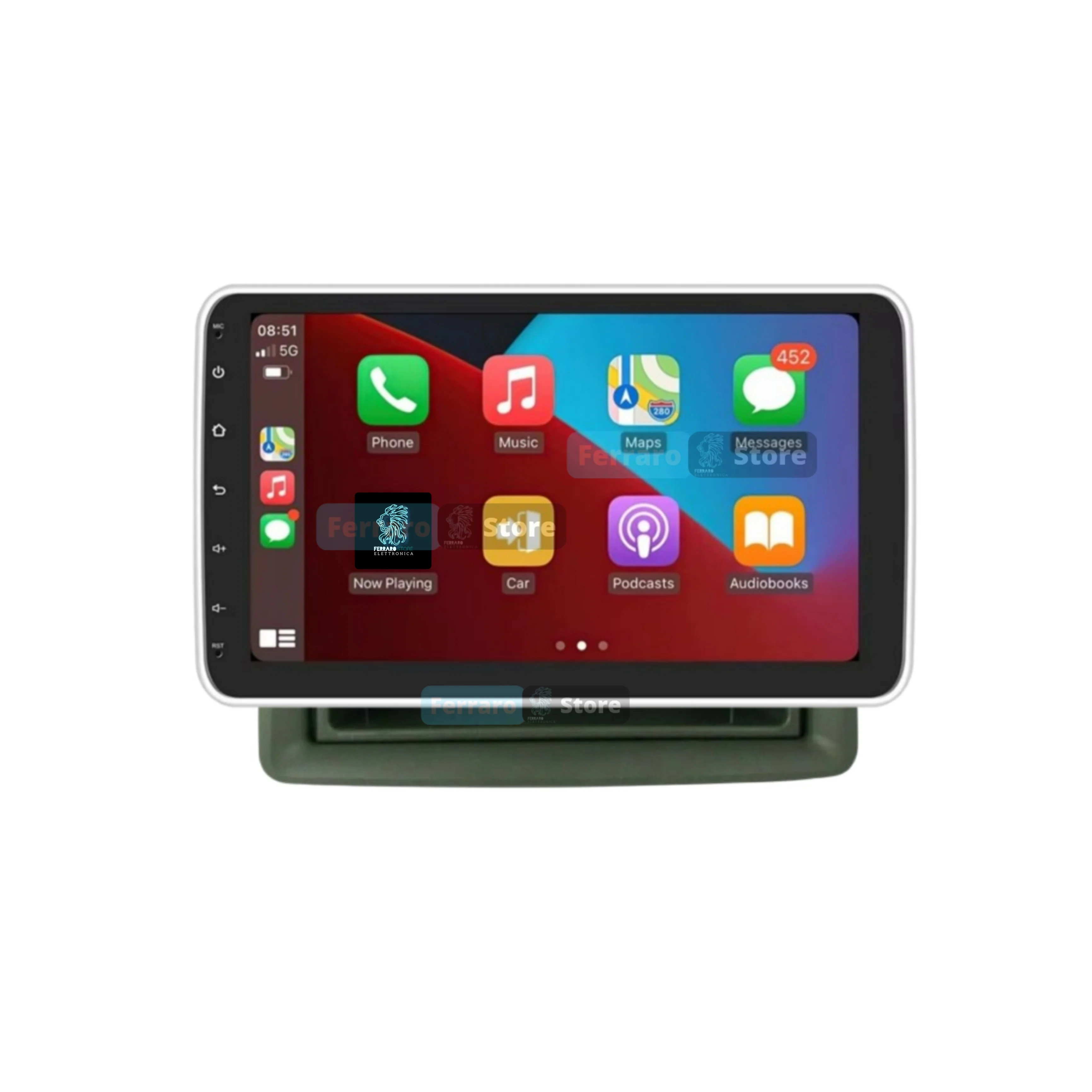 Autoradio per Fiat Panda 2a Serie 10" (2003-2013) Android, Estraibile, Bluetooth, CarPlay, Android Auto, 2GB/6GB/8GB Ram - Image 2