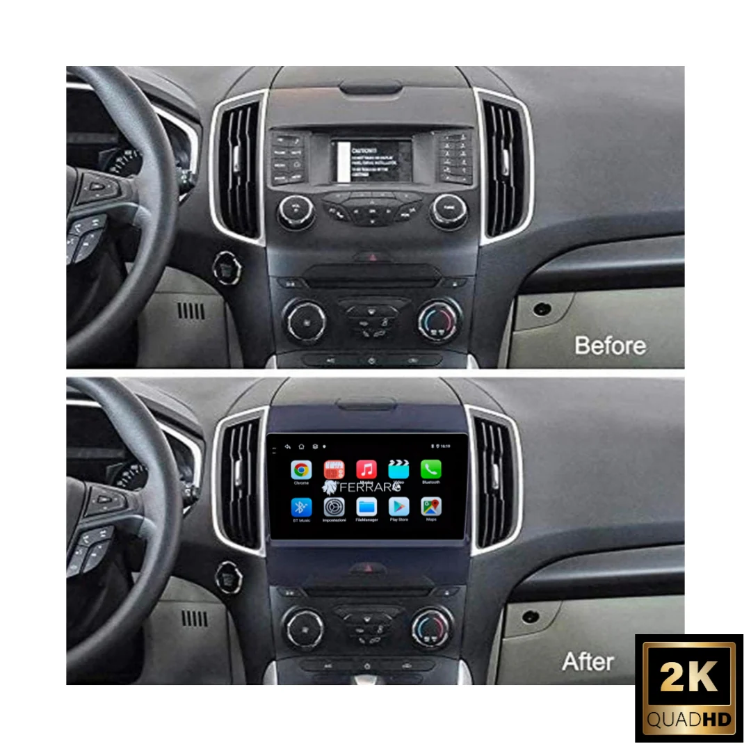 Autoradio per Ford Edge 9" 2K | 2016-2021 | Android | Bluetooth | CarPlay | Android Auto | 12/256GB Ram - Image 3
