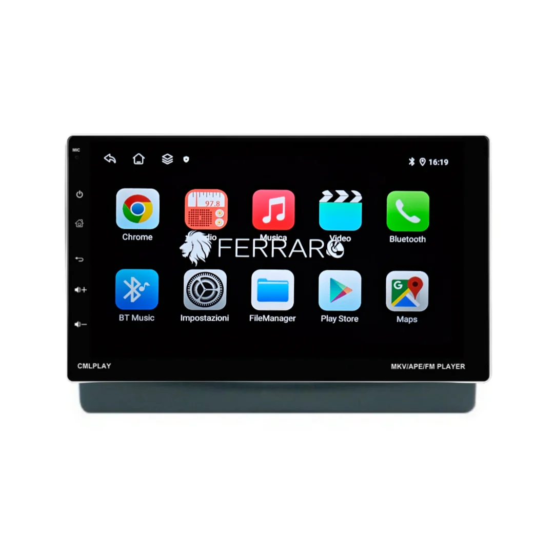 Autoradio per Ford Fiesta | Focus MK1 1Din 9" | 1995-2005 | Android | Bluetooth | Estraibile | CarPlay | Android Auto | 2/4GB Ram