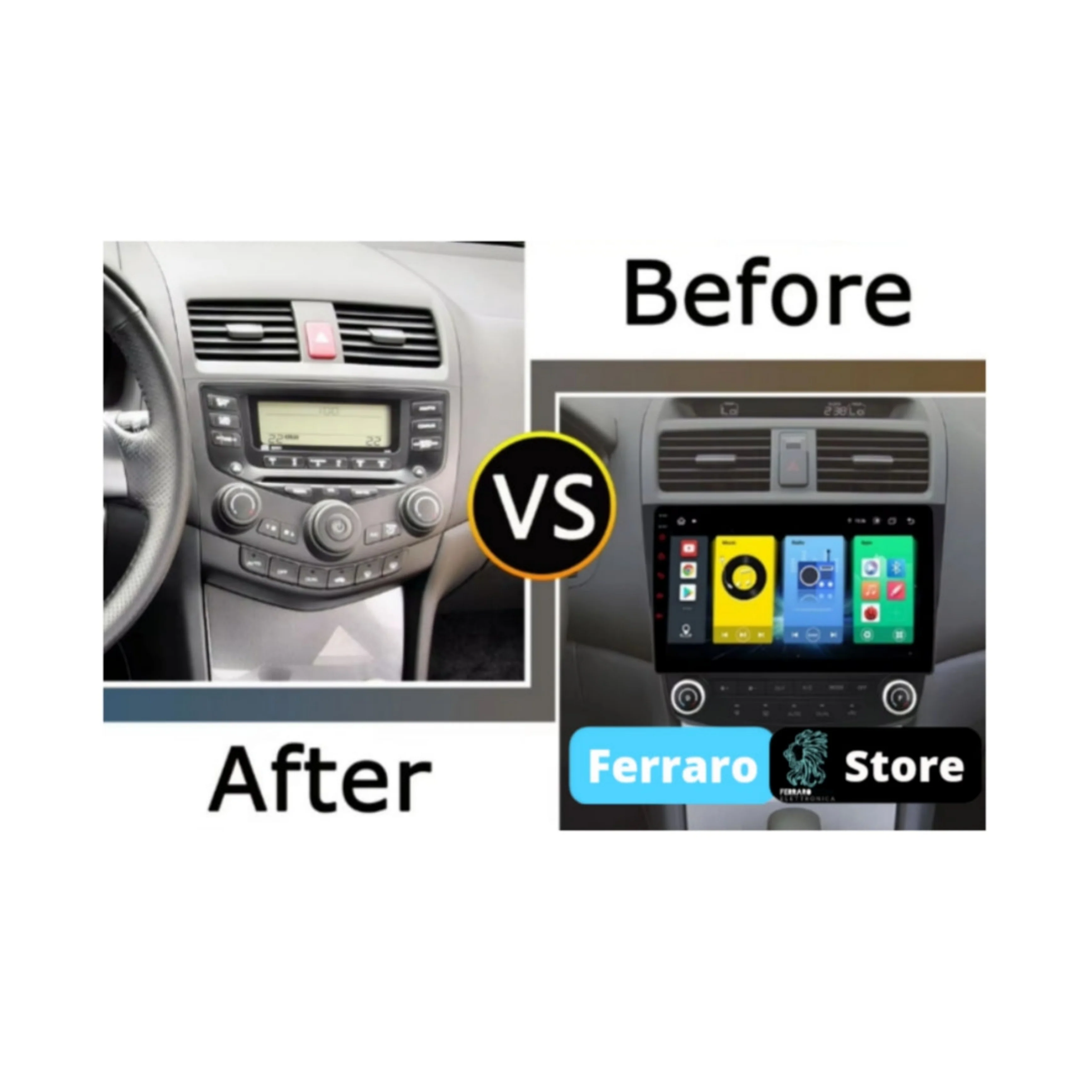 Autoradio per Honda Accord 7 9" | 2002-2007 | Android | Bluetooth | CarPlay | Android Auto | 2GB/4GB/6GB/8GB Ram - Image 2