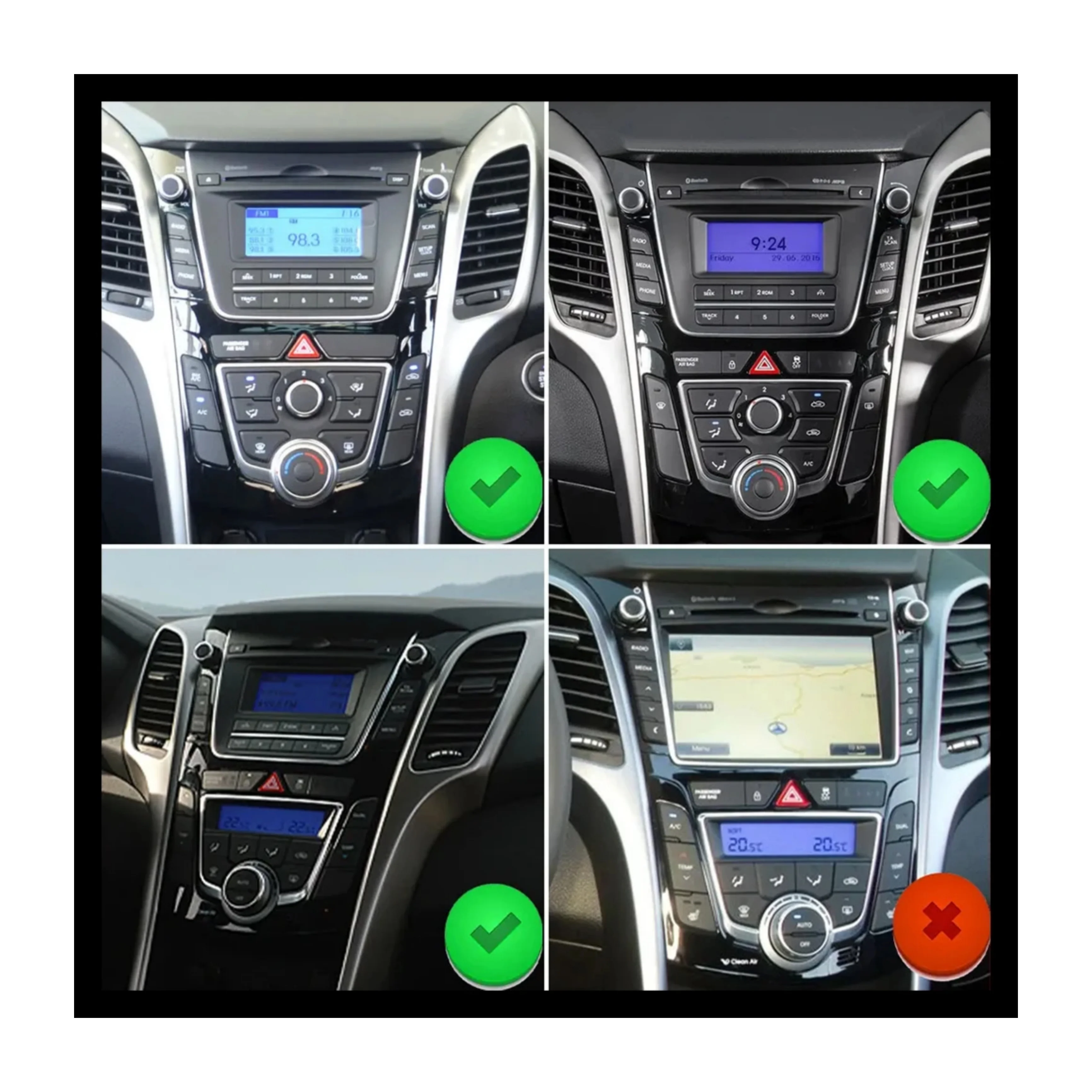 Autoradio per Hyundai i30 7" | 2012-2017 | Android | Bluetooth | CarPlay | Android Auto | 4GB/8GB Ram - Image 2