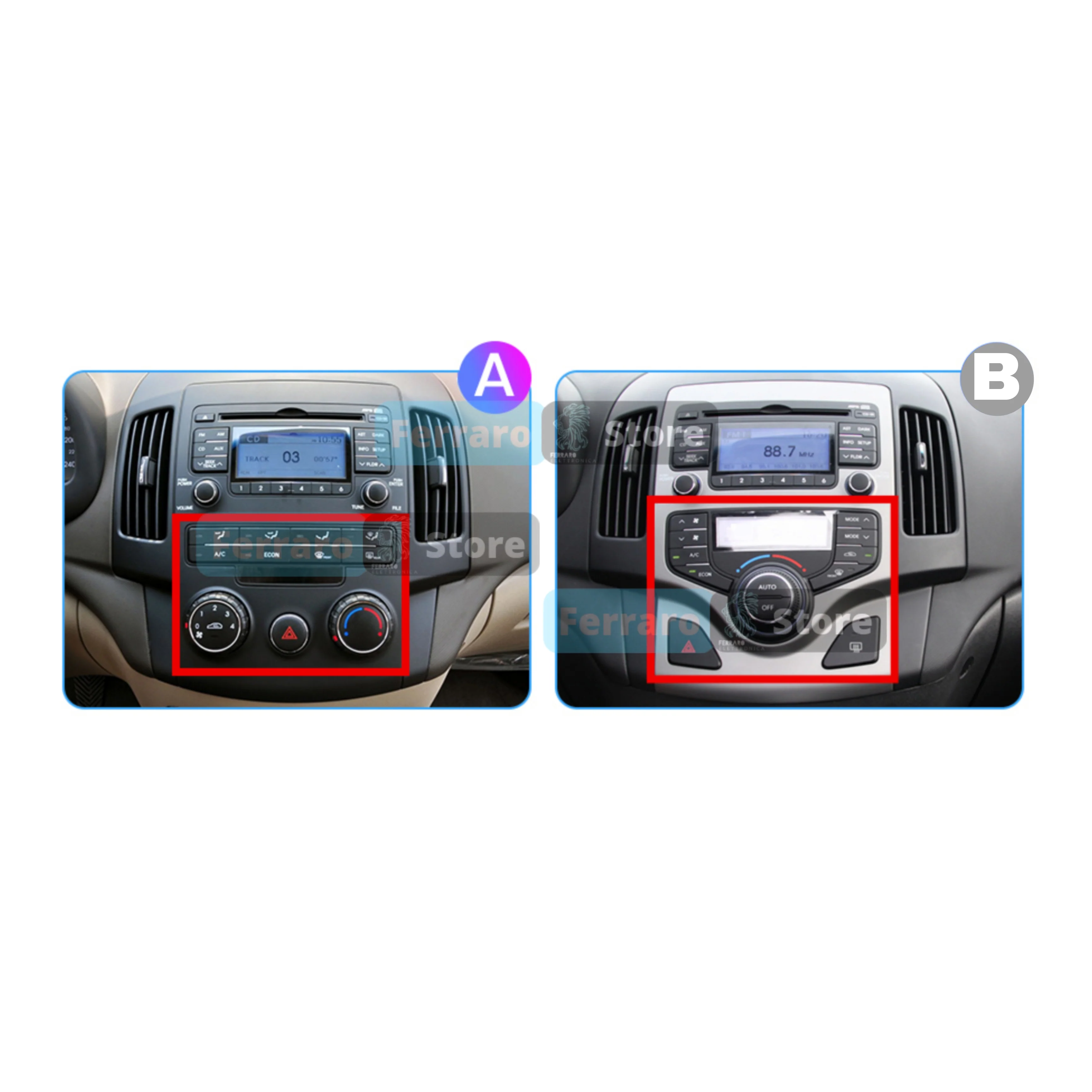 Autoradio per Hyundai i30 9" | 2007-2012 | Android | Bluetooth | CarPlay | Android Auto | 2GB/4GB/6GB/8GB Ram - Image 3