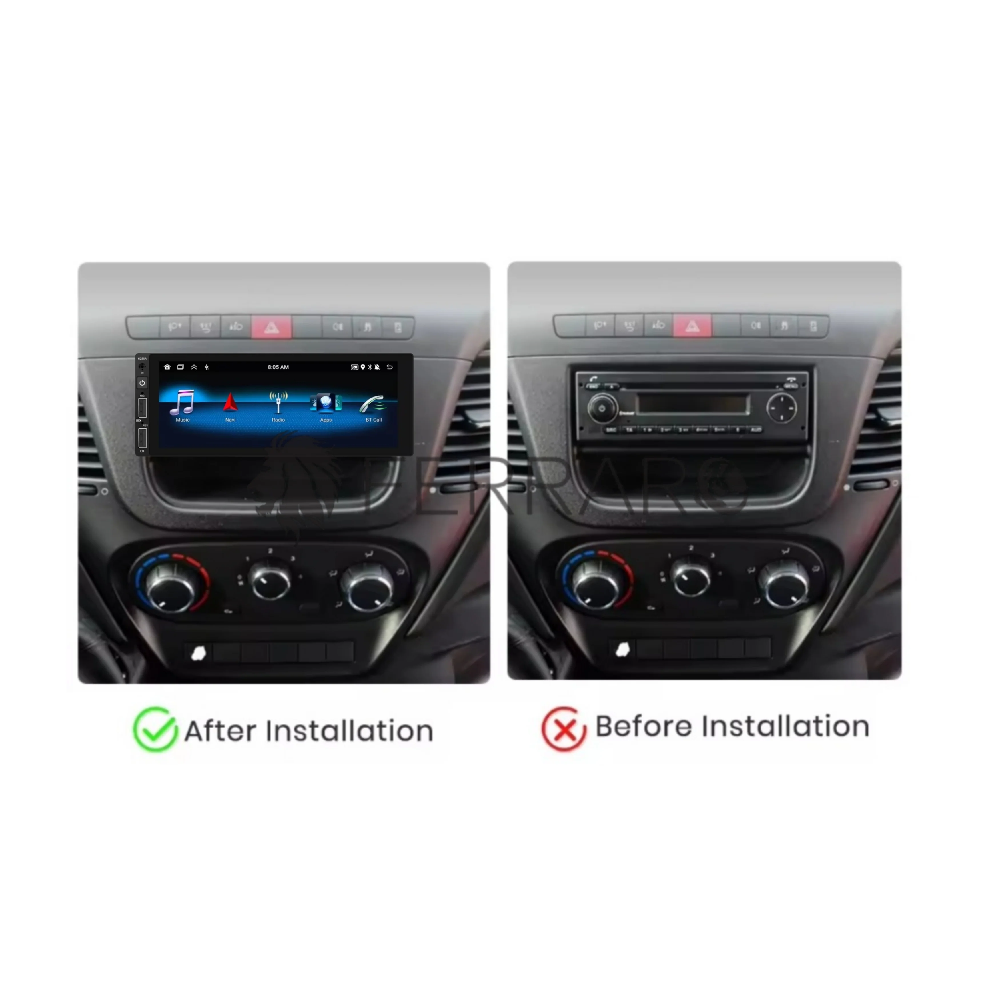 Autoradio per Iveco Daily 6.9" | 2013-2021 | Android | Bluetooth | CarPlay | Android Auto | 2/32GB Ram - Image 3