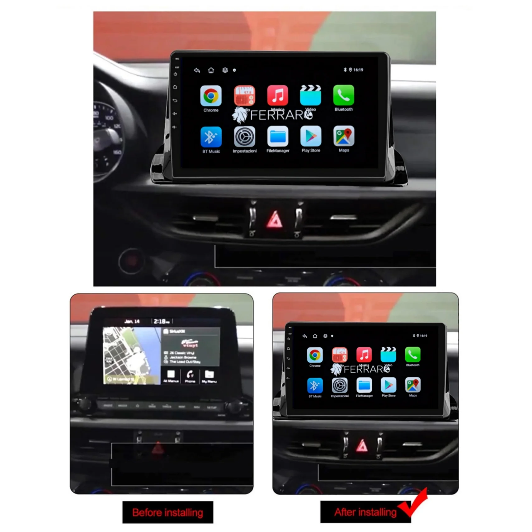 Autoradio per Kia Cerato | 2021> | Kia K3 9" | 2020> | Android | Bluetooth | CarPlay | Android Auto | 2GB/4GB/6GB/8GB Ram - Image 4