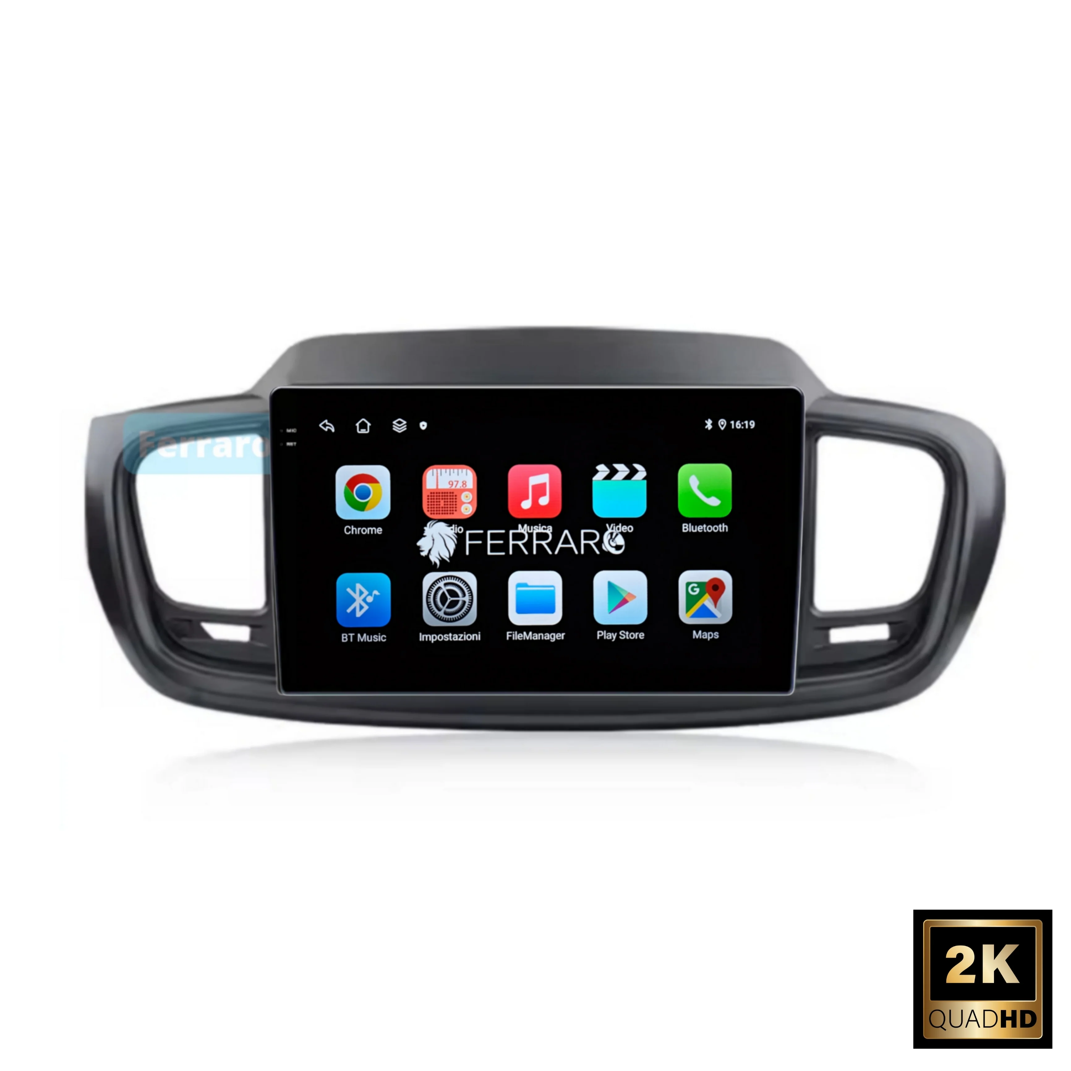 Autoradio per Kia Sorento 3 10.1" 2K | 2015-2018 | Android | Bluetooth | CarPlay | Android Auto | 4/64GB Ram