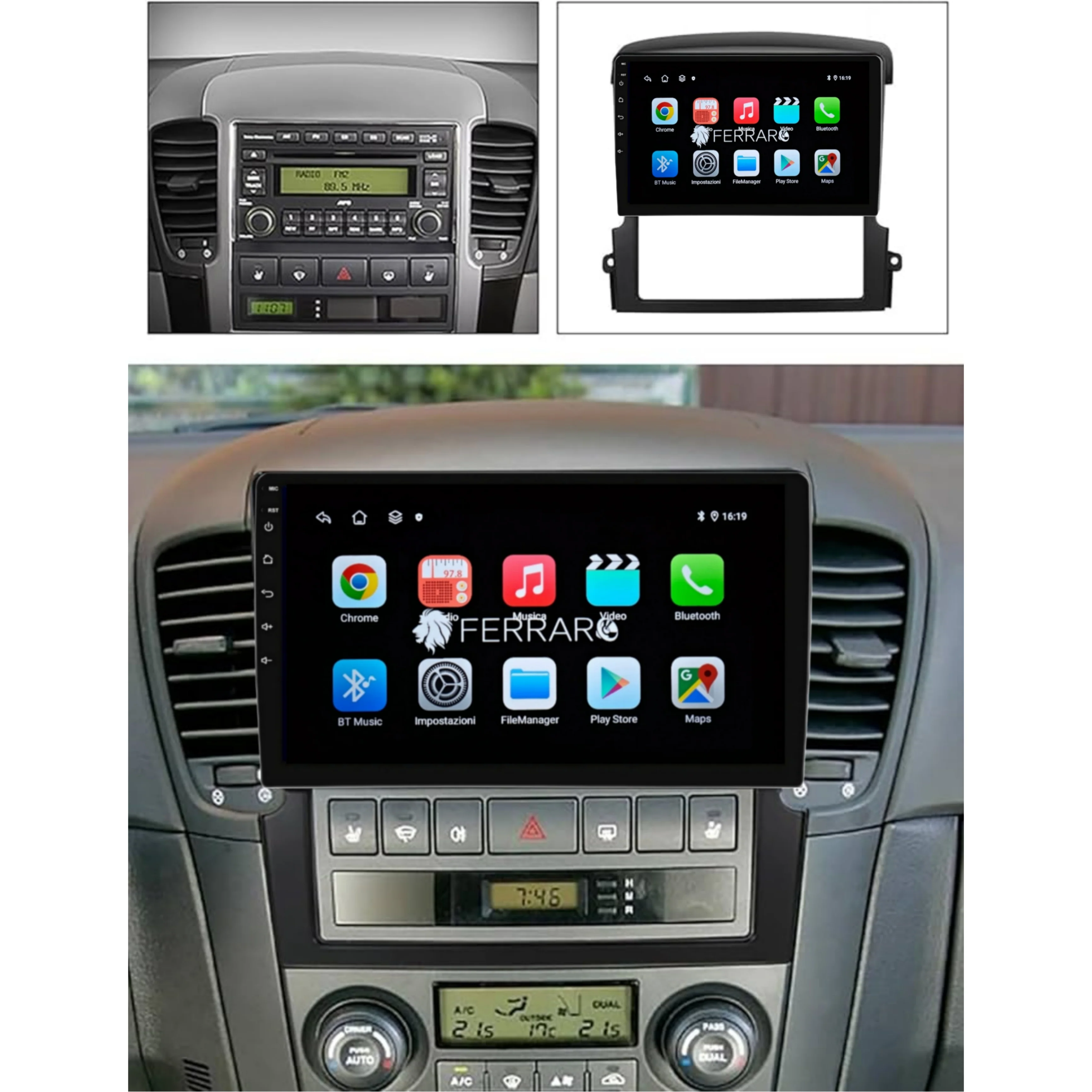Autoradio per Kia Sorento BL 9" | 2002-2009 | Android | Bluetooth | CarPlay | Android Auto | 2GB/4GB/6GB/8GB Ram - Image 4