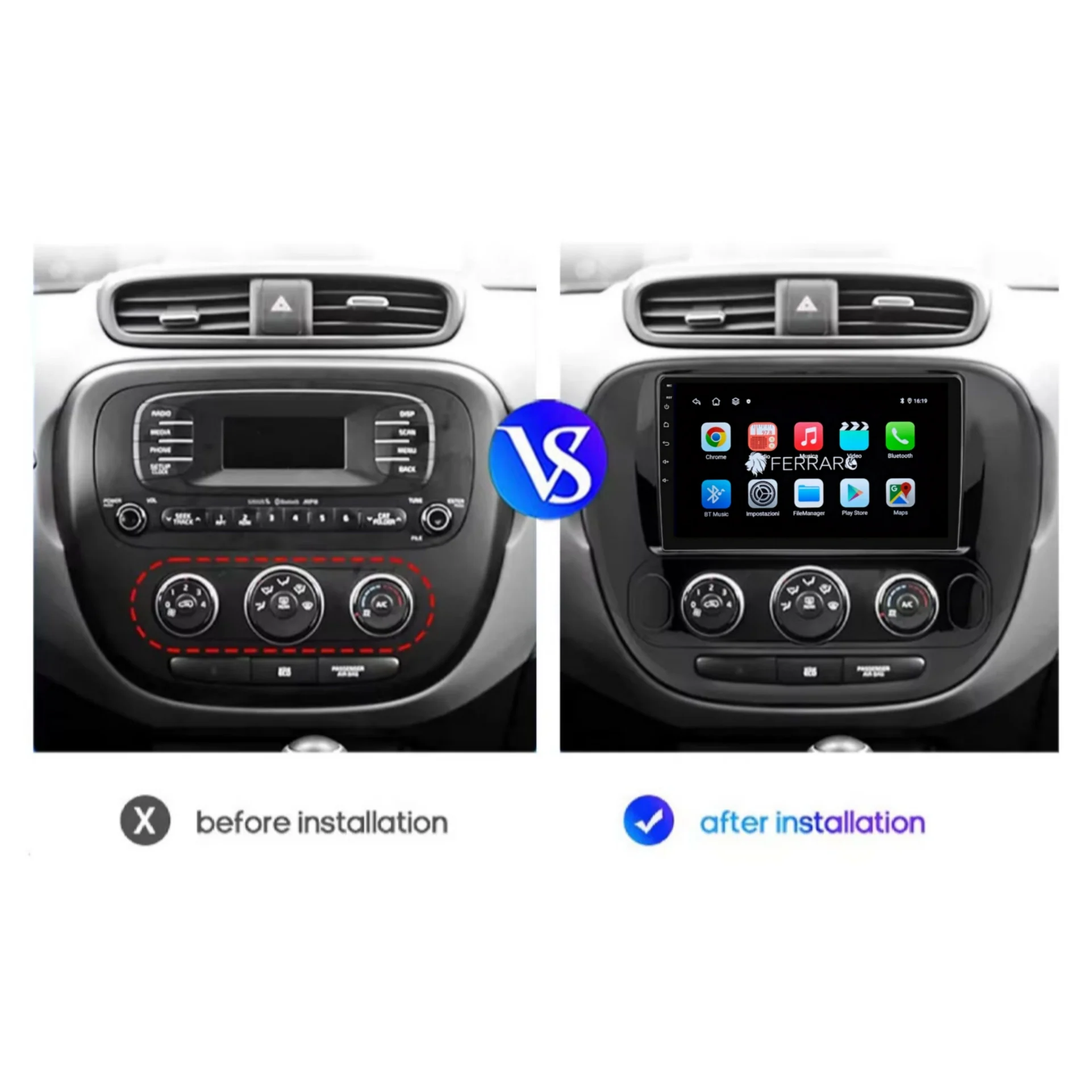 Autoradio per Kia Soul 2 PS 9" | 2014-2020 | Android | Bluetooth | CarPlay | Android Auto | 2GB/4GB/6GB/8GB Ram - Image 6