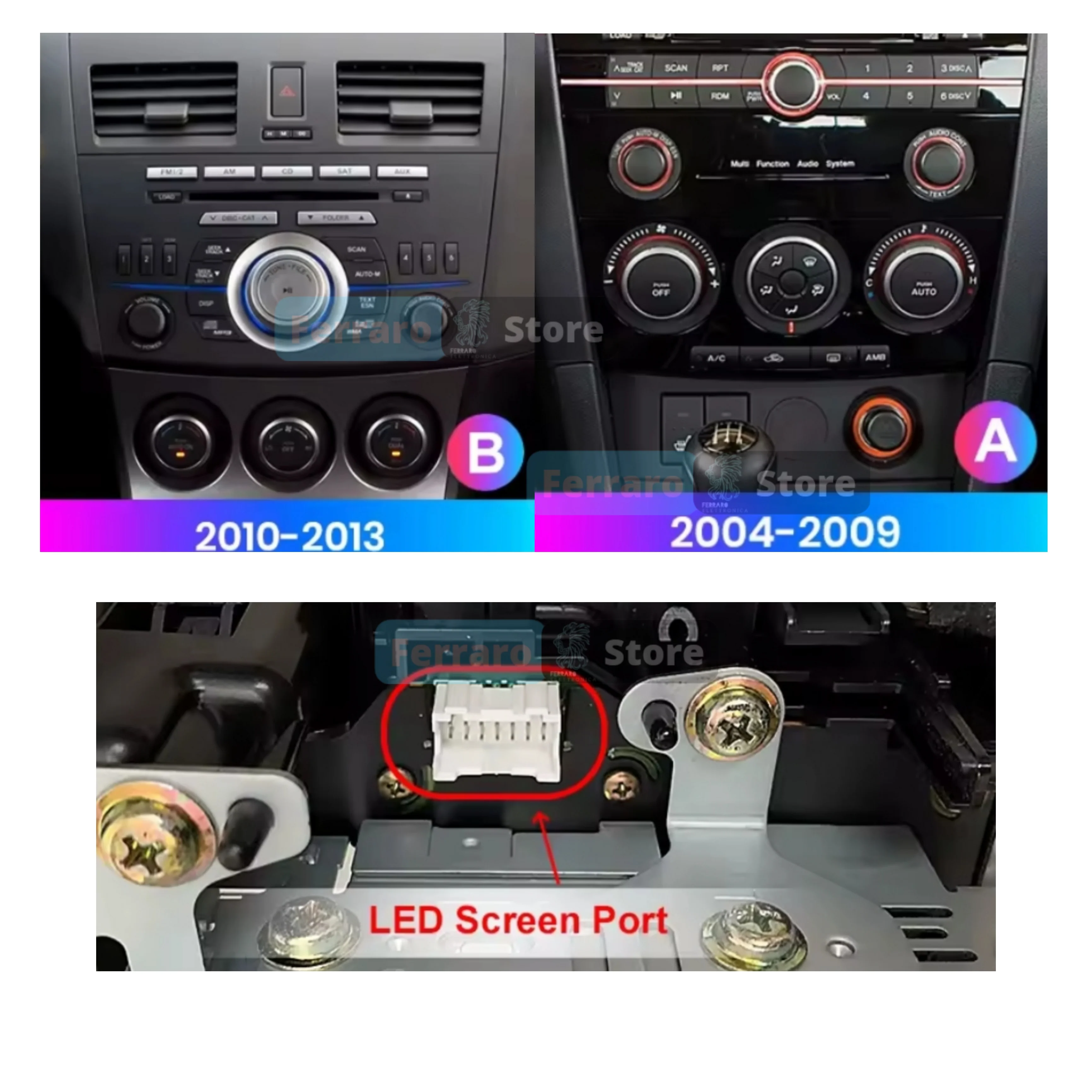 Autoradio per Mazda 3 11.8" 2K | 2003-2013 | Android | Bluetooth | CarPlay | Android Auto | 4/64GB Ram - Image 2