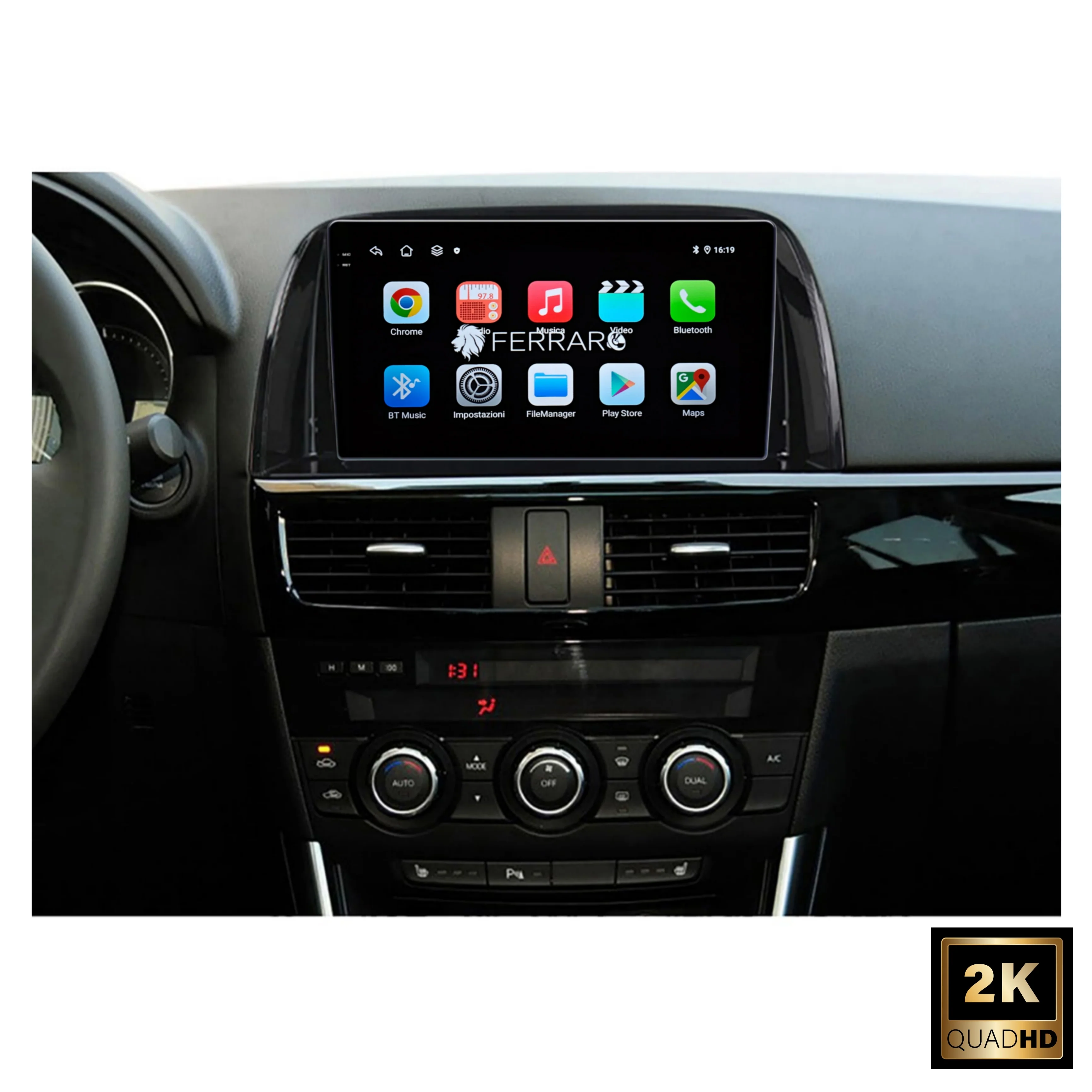 Autoradio per Mazda CX5, CX-5 10.1" 2K | 2012-2016 | Android | Bluetooth | CarPlay | Android Auto | 4/64GB Ram - Image 3