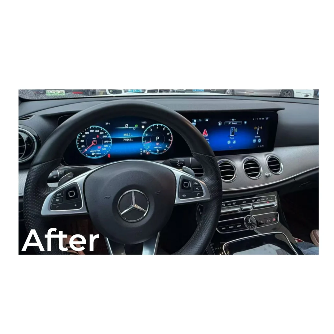 Autoradio per Mercedes Classe E W213, 12.3" + 12.3" (2016-2020) | Android, Bluetooth, CarPlay, Android Auto, 6/64GB Ram - Image 3