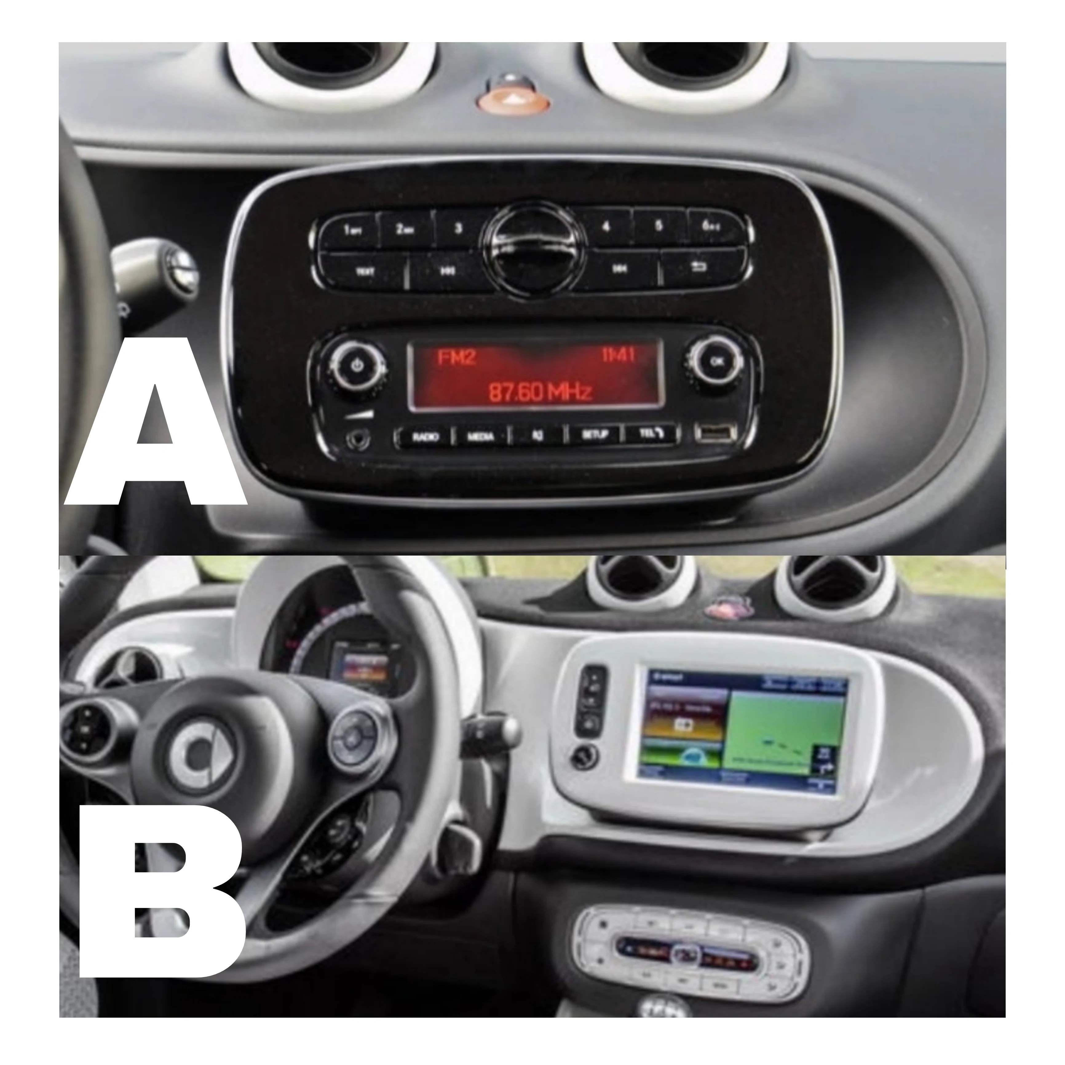 Autoradio per Smart 453 | 2014-2020 | Android | Bluetooth | CarPlay | Android Auto | 2GB/4GB/6GB/8GB Ram - Image 2