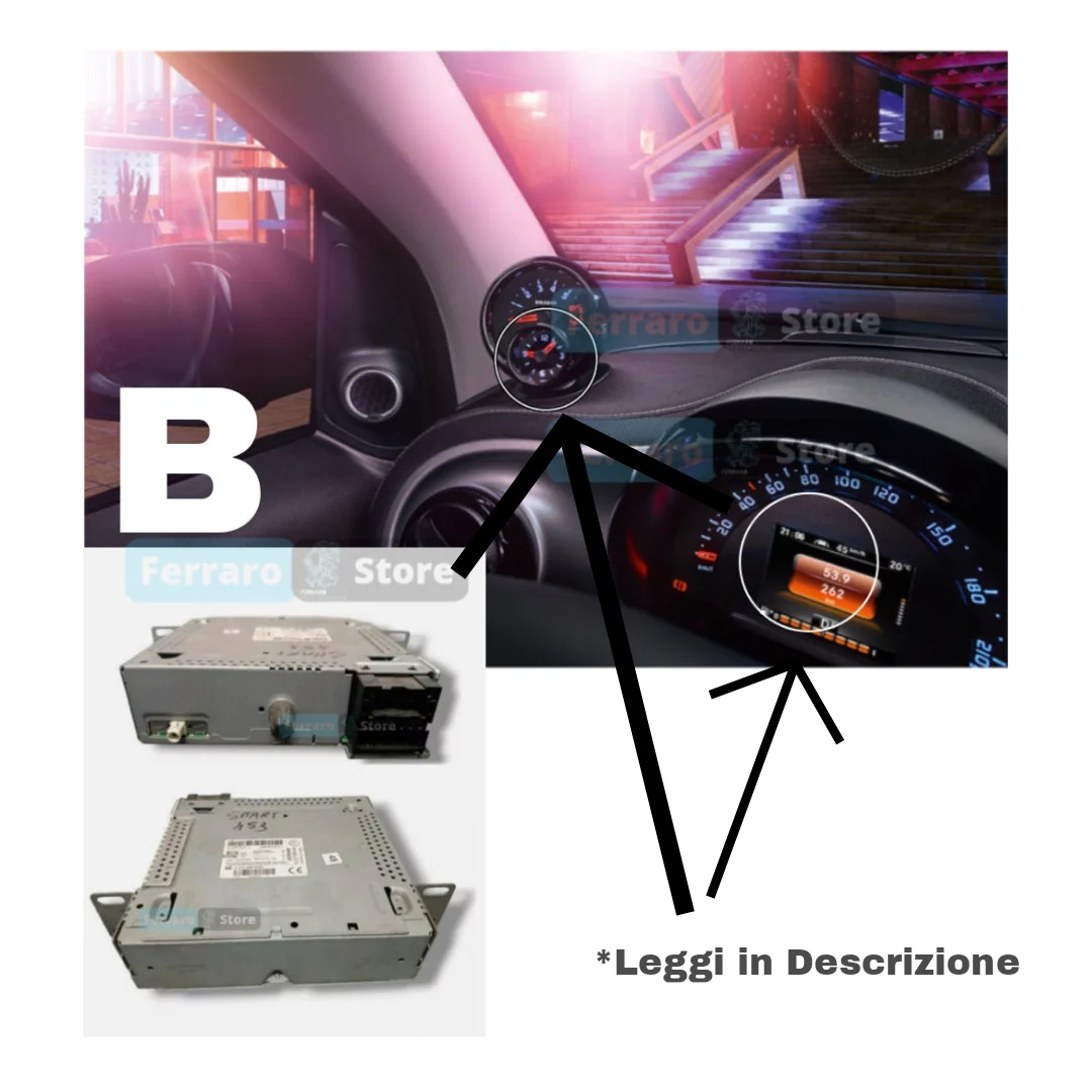 Autoradio per Smart 453 | 2014-2020 | Android | Bluetooth | CarPlay | Android Auto | 2GB/4GB/6GB/8GB Ram - Image 3