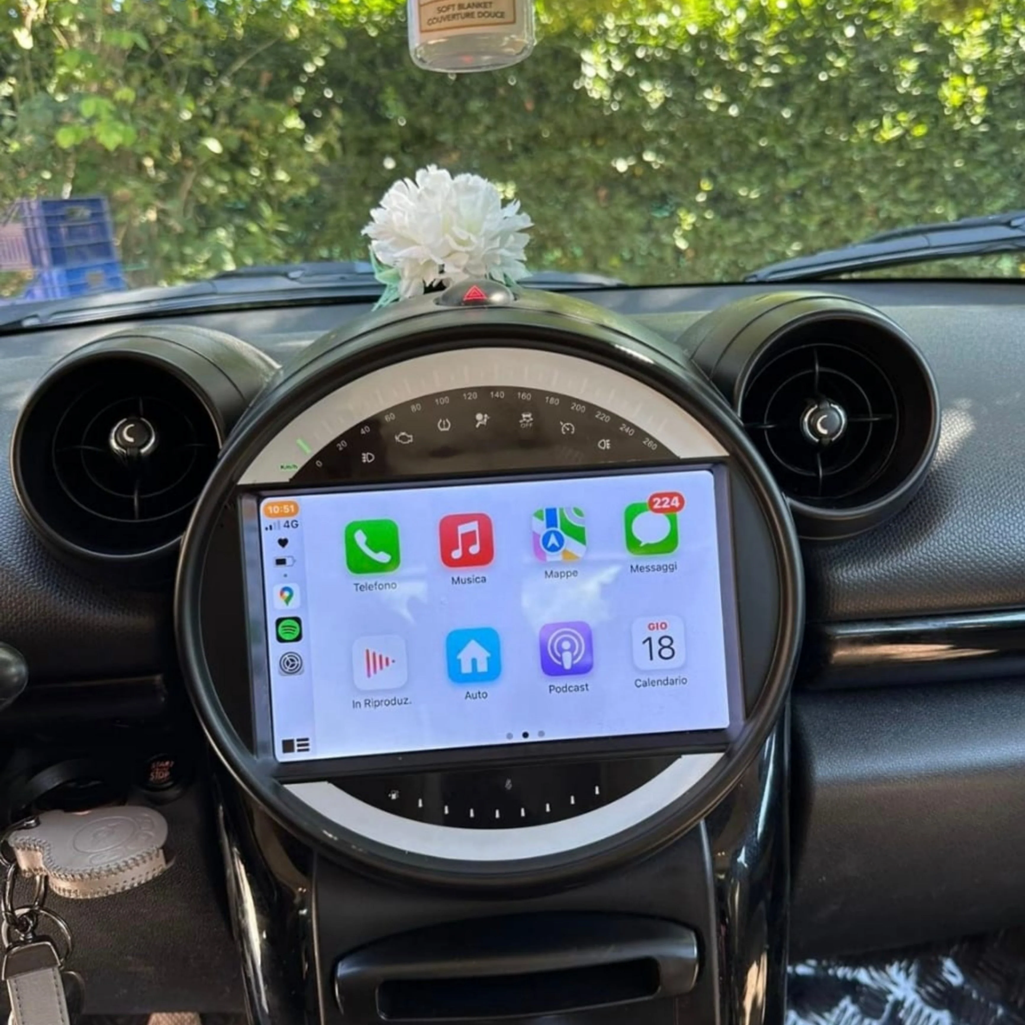 Autoradio per Mini Countryman R60 9" 2K | 2010-2017 | Android | Bluetooth | CarPlay | Android Auto | 12/256GB Ram - Image 4