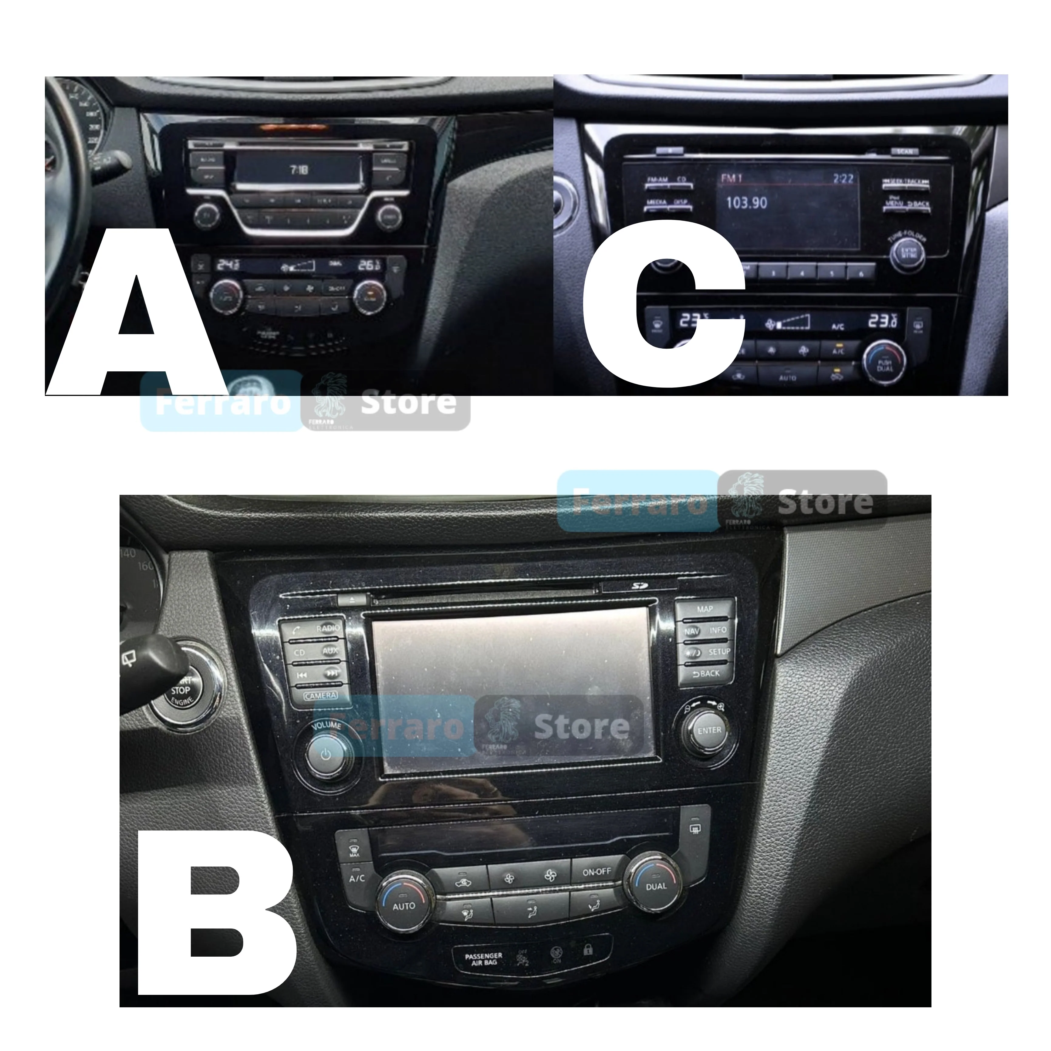 Autoradio per Nissan Qashqai J11 | x-Trail 3 T32 9" | 2013-2019 | Android | Bluetooth | CarPlay | Android Auto | 2GB/4GB/6GB/8GB Ram - Image 4