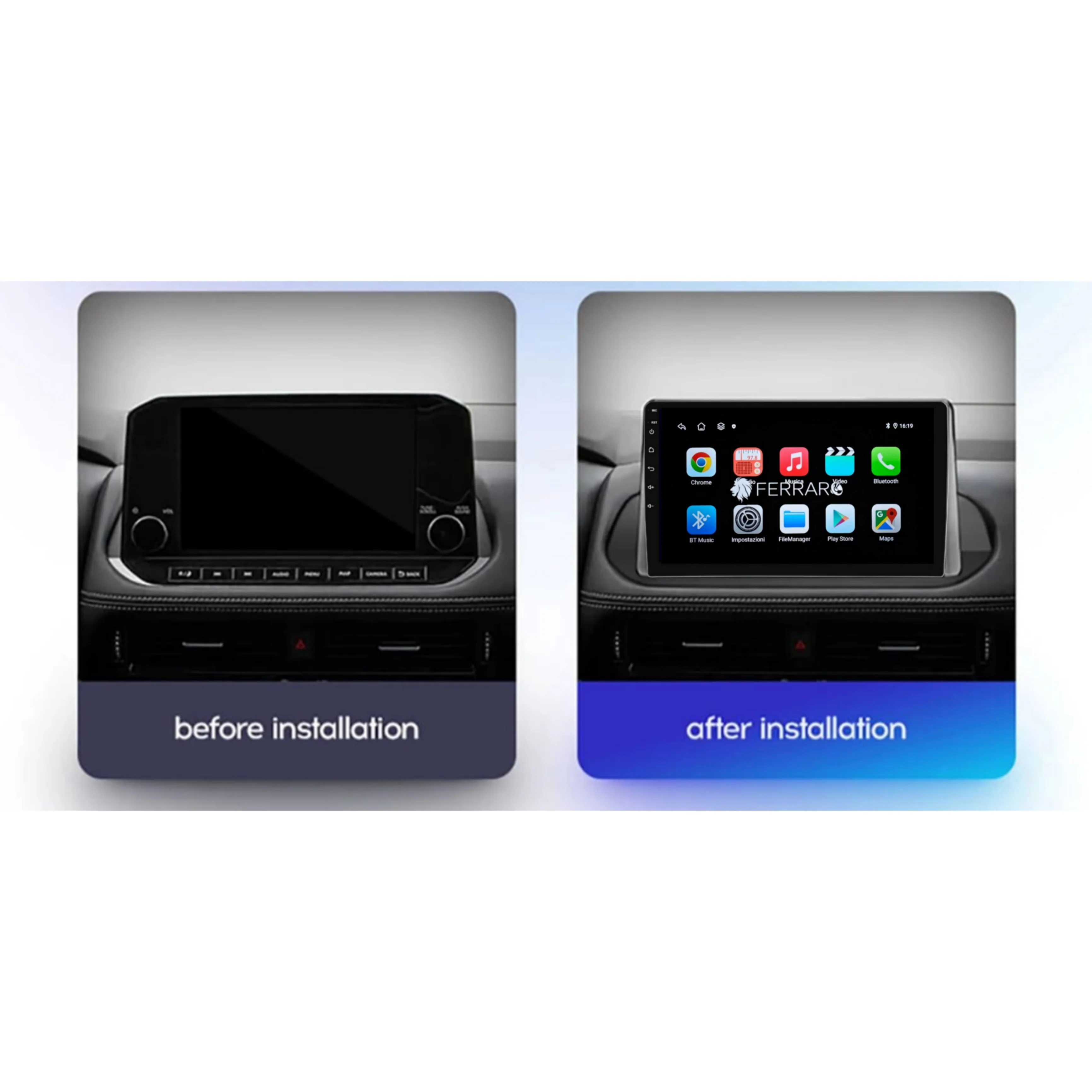 Autoradio per Nissan X-Trail 10.1" | 2021> | Android | Bluetooth | CarPlay | Android Auto | 2GB/4GB/8GB Ram - Image 4