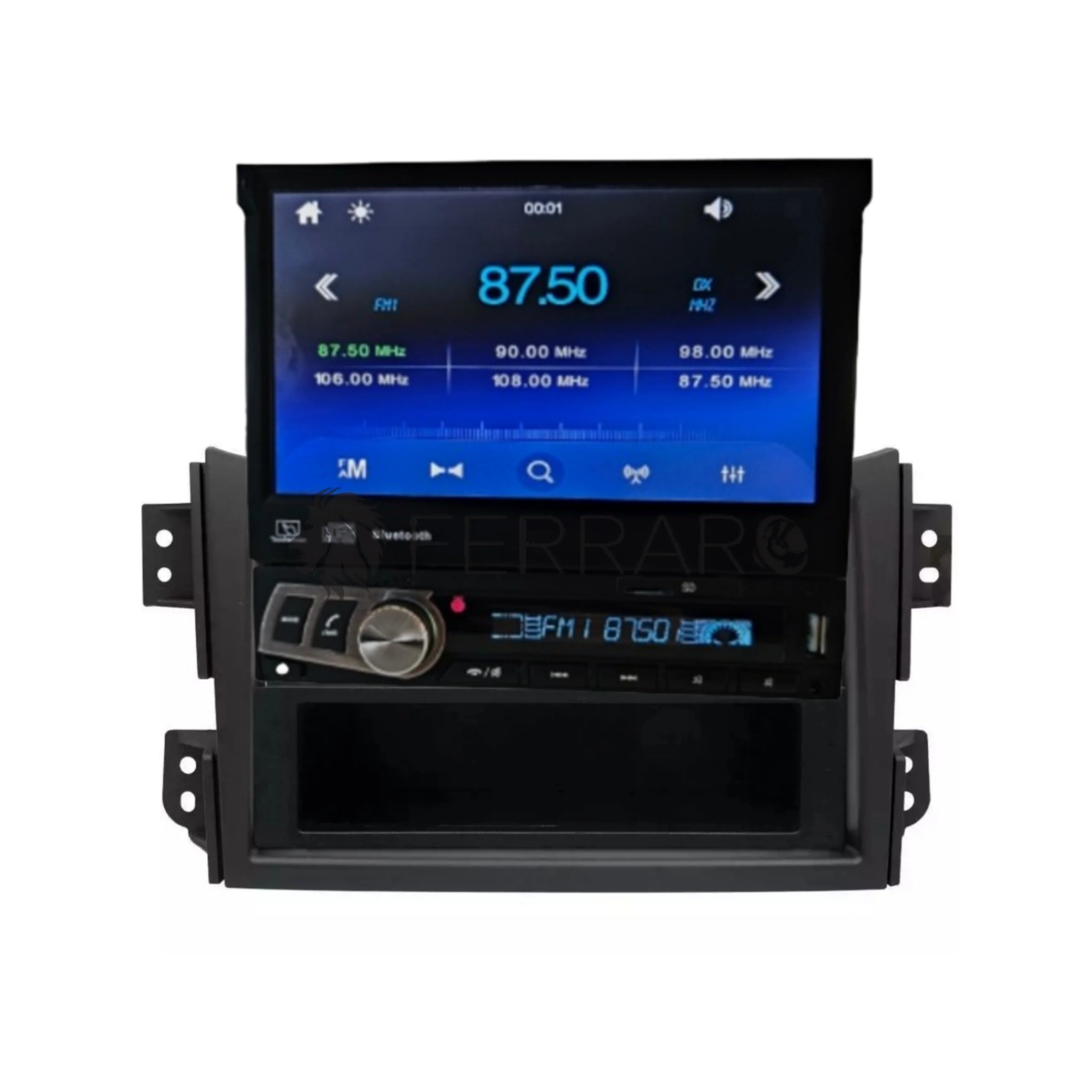 Autoradio per Opel Agila, Suzuki Splash Ritz (2008-2015) 7" | Bluetooth | Radio | USB | Mirror Link