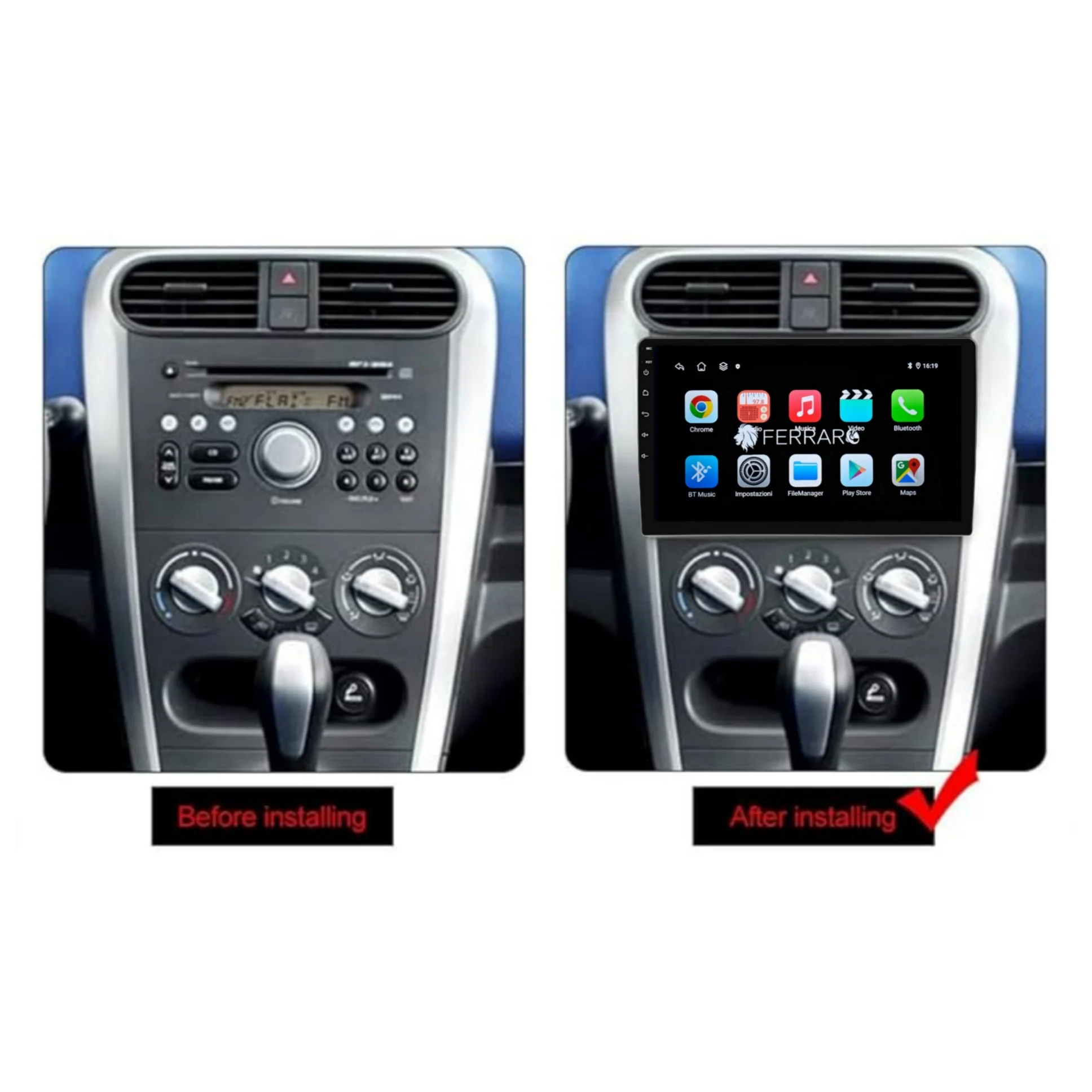 Autoradio per Opel Agila, Suzuki Splash Ritz (2008-2015) 9" | Android | Bluetooth | CarPlay | Android Auto | 2GB/4GB/6GB/8GB Ram - Image 4