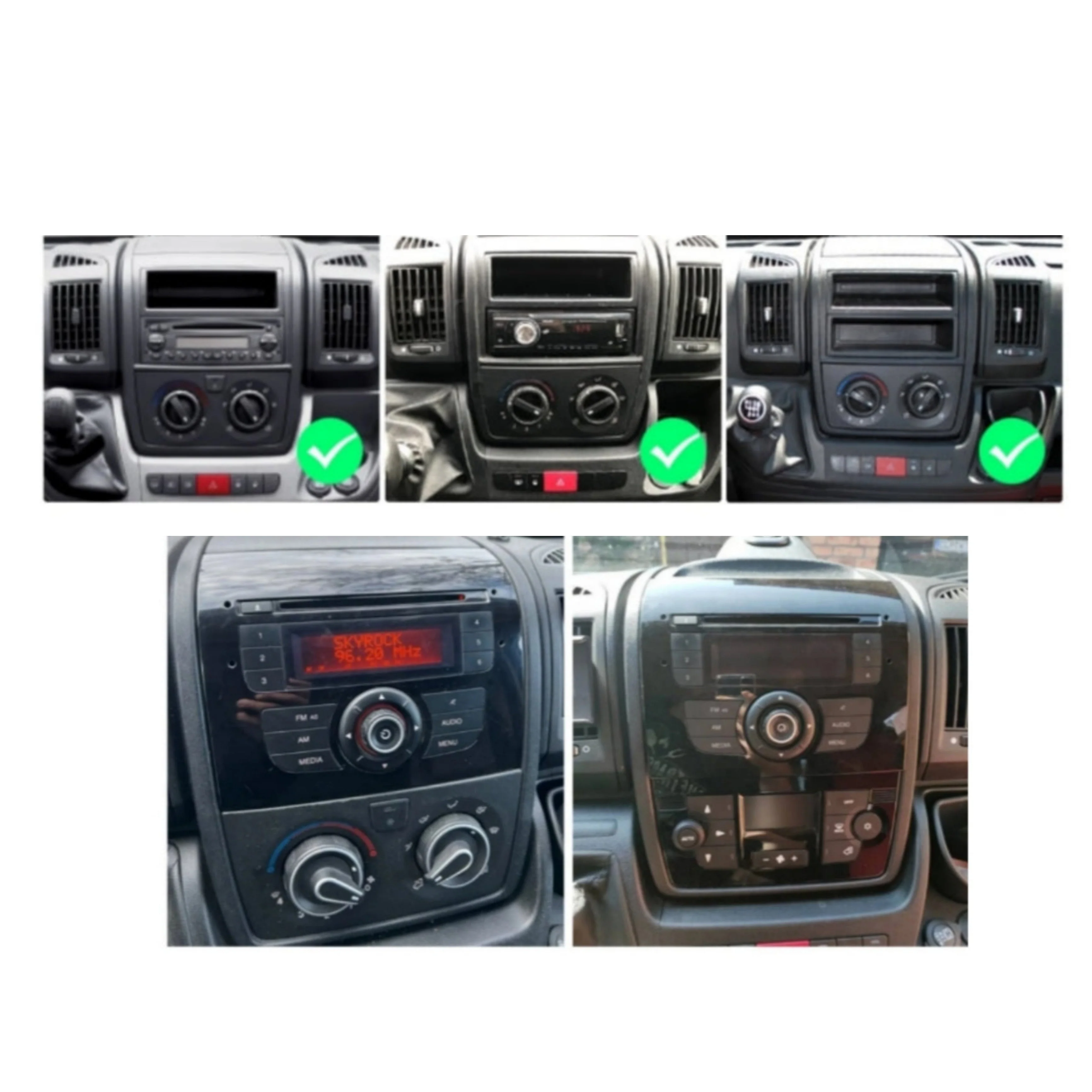 Autoradio per Peugeot Boxer | Citroen Jumper | Fiat Ducato 5" | 2006-2022 | Bluetooth | Radio | USB | Navigatore | CarPlay e Android Auto Cablato - Image 4