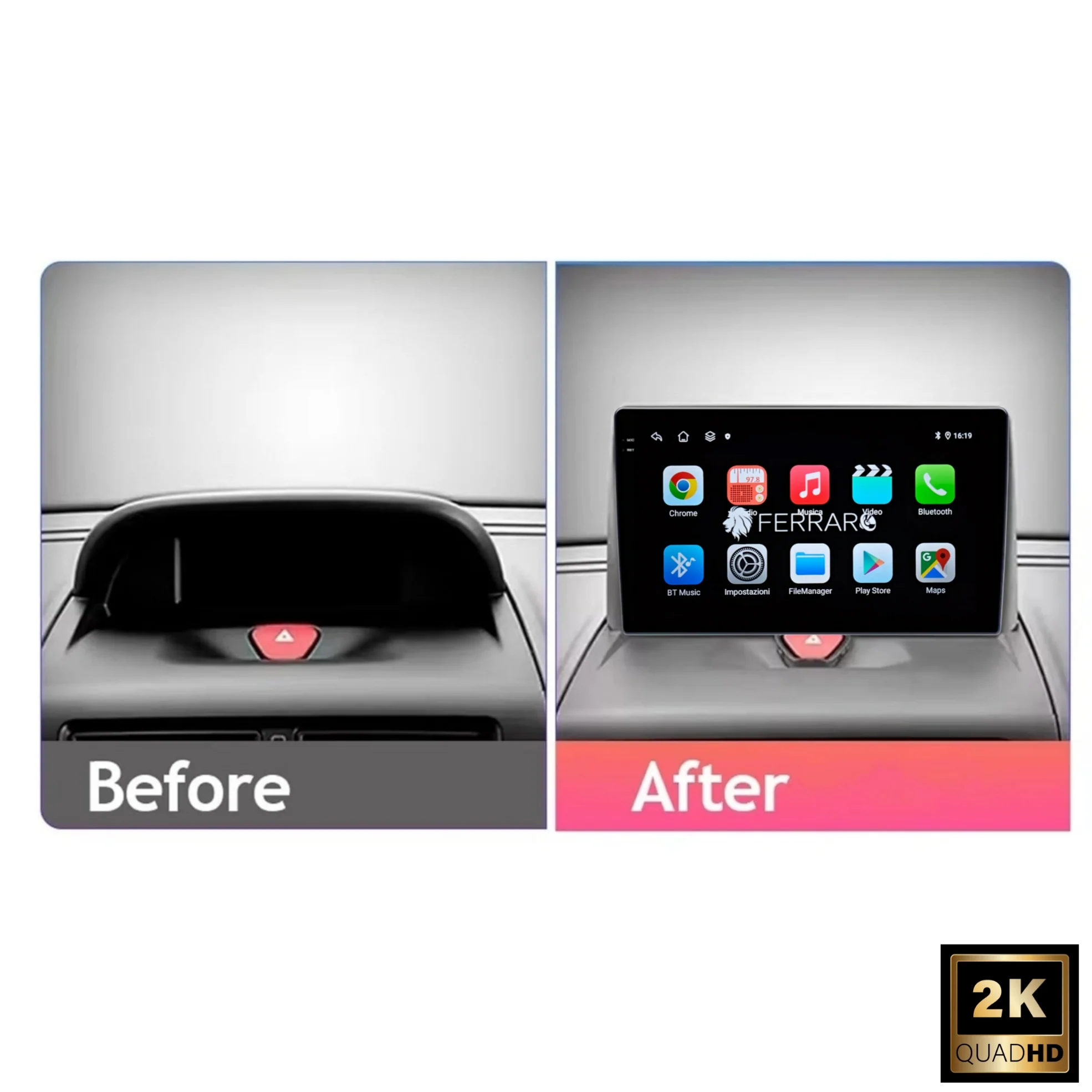 Autoradio per Peugeot Expert 9" 2K | 2007-2016 | Android | Bluetooth | CarPlay | Android Auto | 12/256GB Ram - Image 4