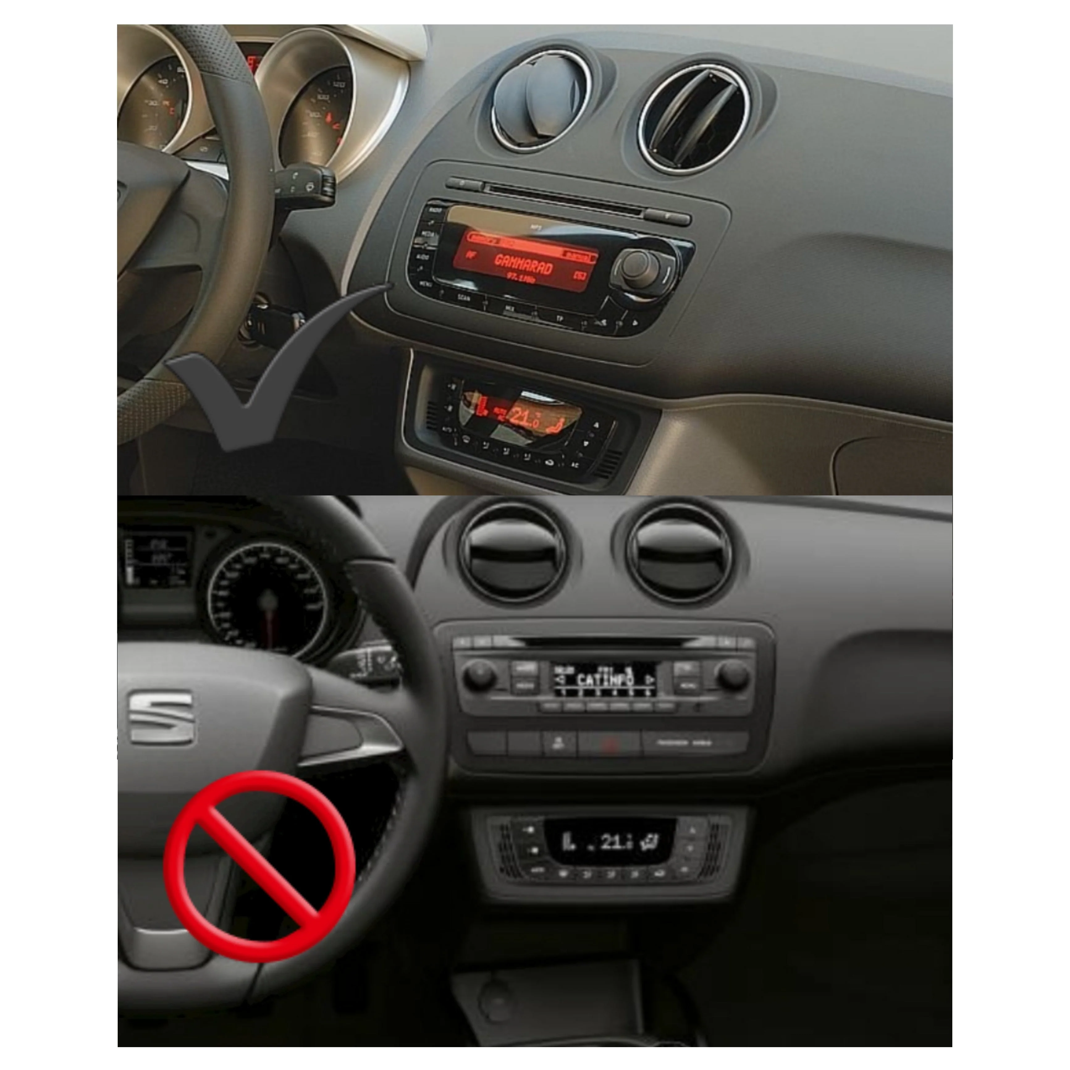 Autoradio per Seat Ibiza 6 7"| 2008-2017 | Android | Motorizzato | Bluetooth | CarPlay | Android Auto | 2/32GB Ram - Image 2