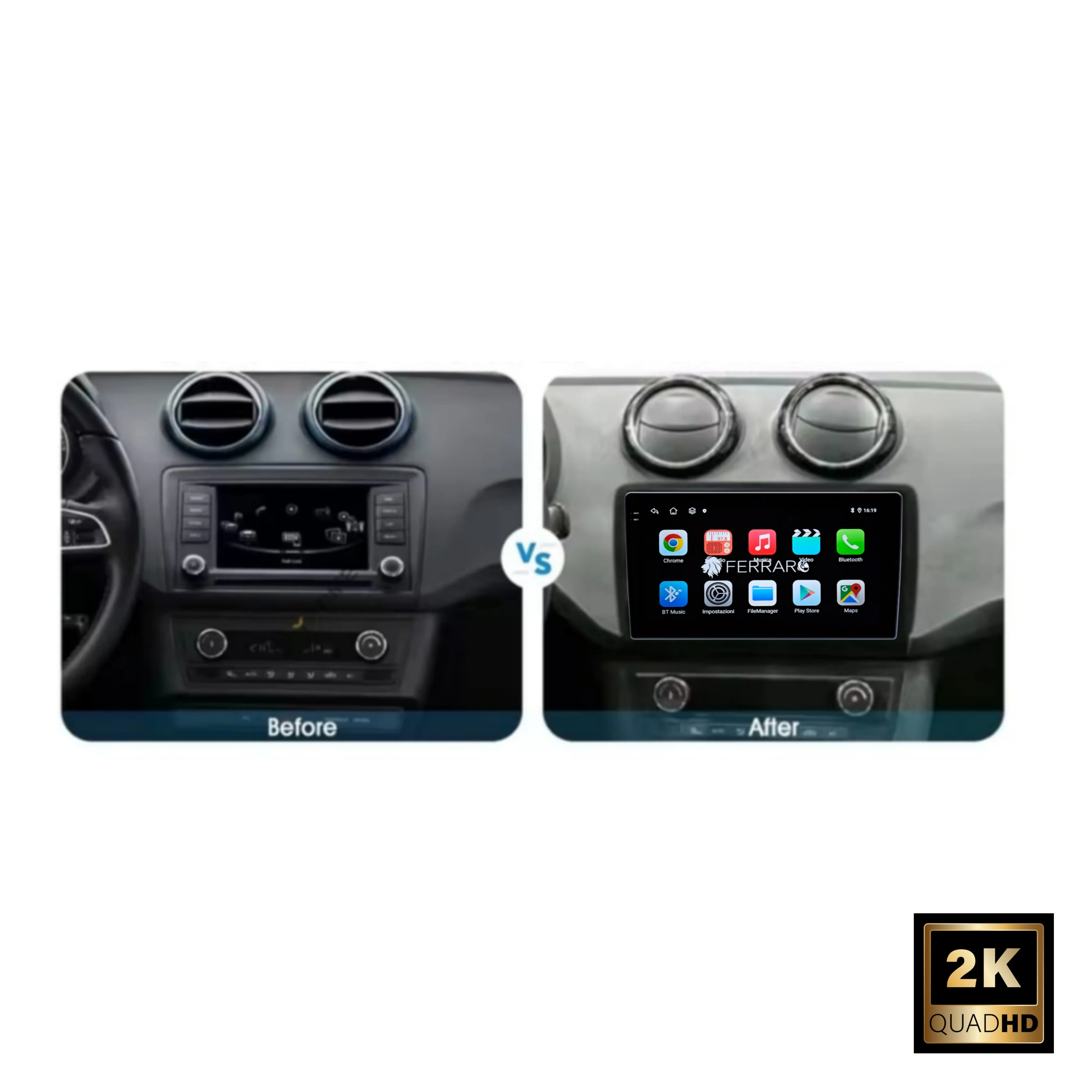 Autoradio per Seat Ibiza, Arona 9" 2K | 2017-2021 | Android | Bluetooth | CarPlay | Android Auto | 12/256GB Ram - Image 3
