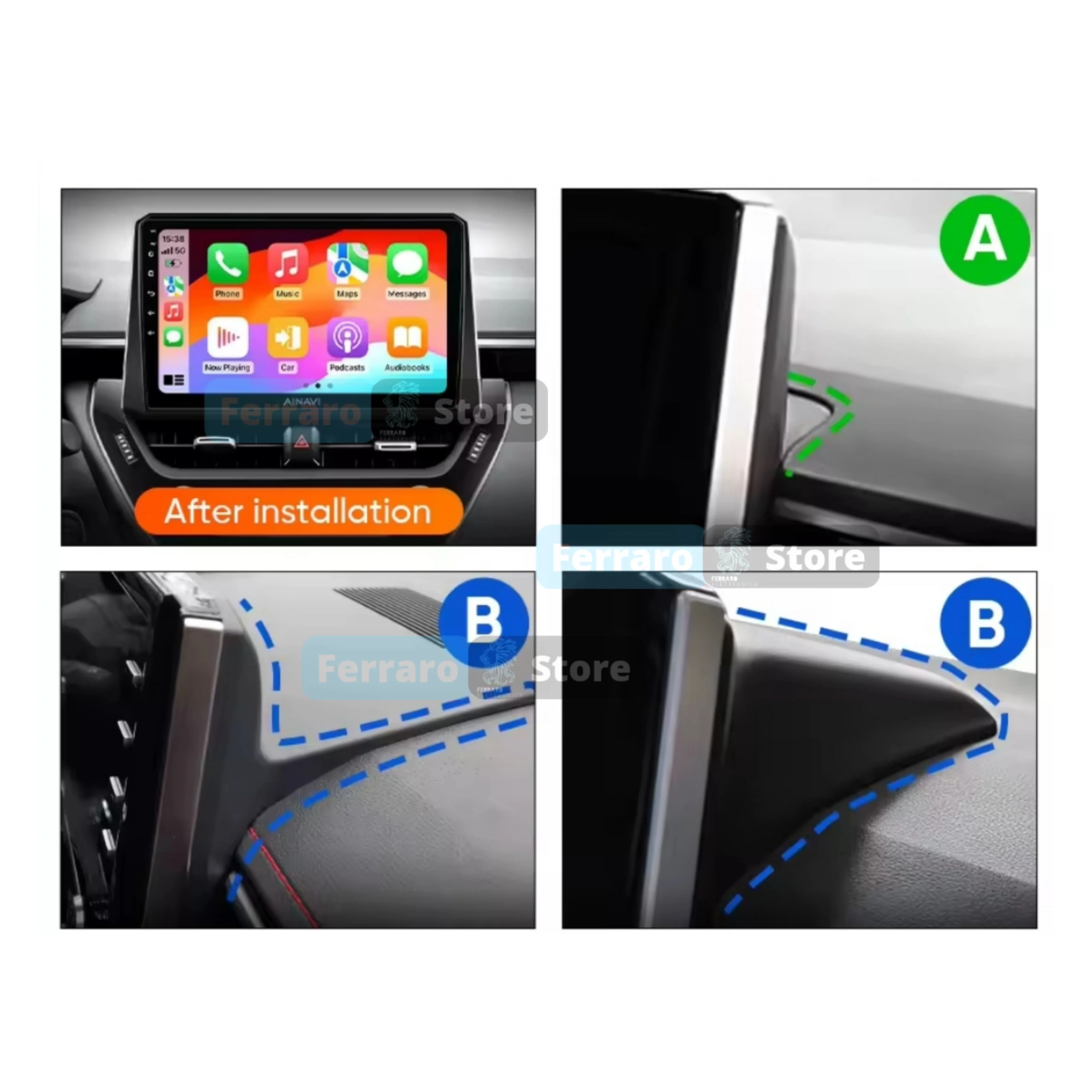 Autoradio per Toyota Corolla 10.1" | 2019-2025 | Android | Bluetooth | CarPlay | Android Auto | 2GB/4GB/8GB Ram - Image 4